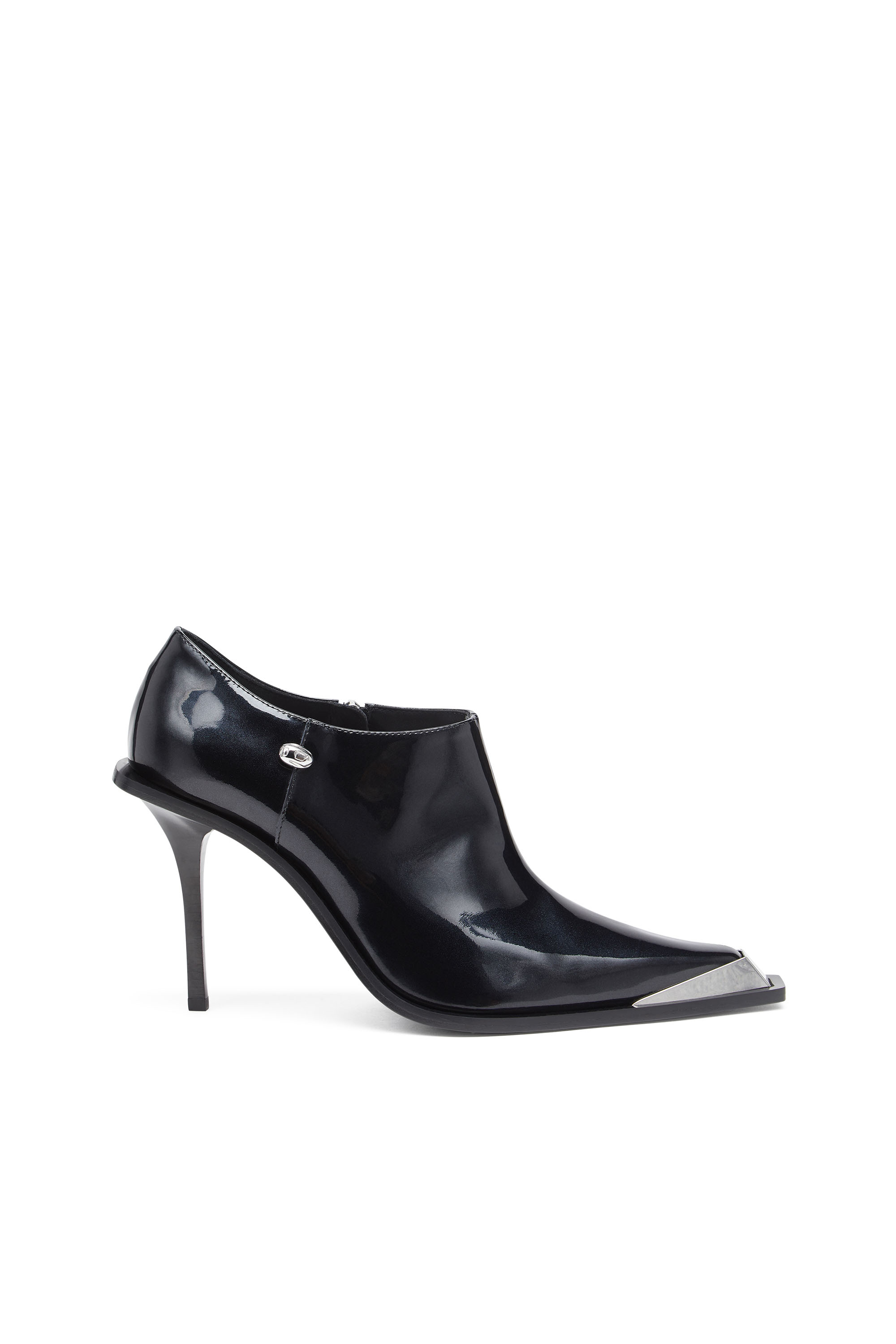 Diesel - D-TONA SC, Female's D-Tona-Ankle boots in patent leather in ブラック - 1