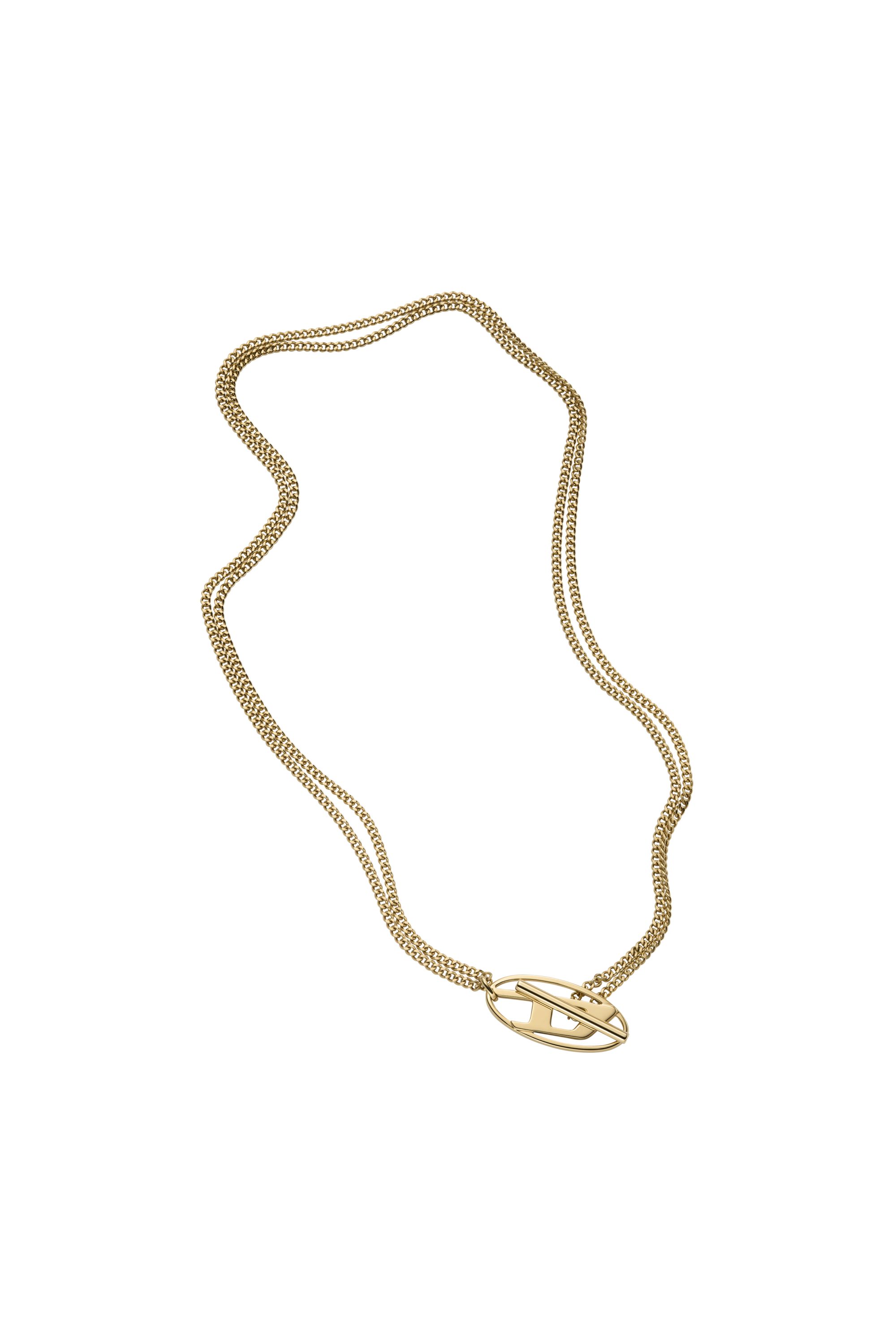 Diesel - DX1567710 JEWEL, Unisex's Gold-Tone Stainless Steel Chain Necklace in ゴールド - 2