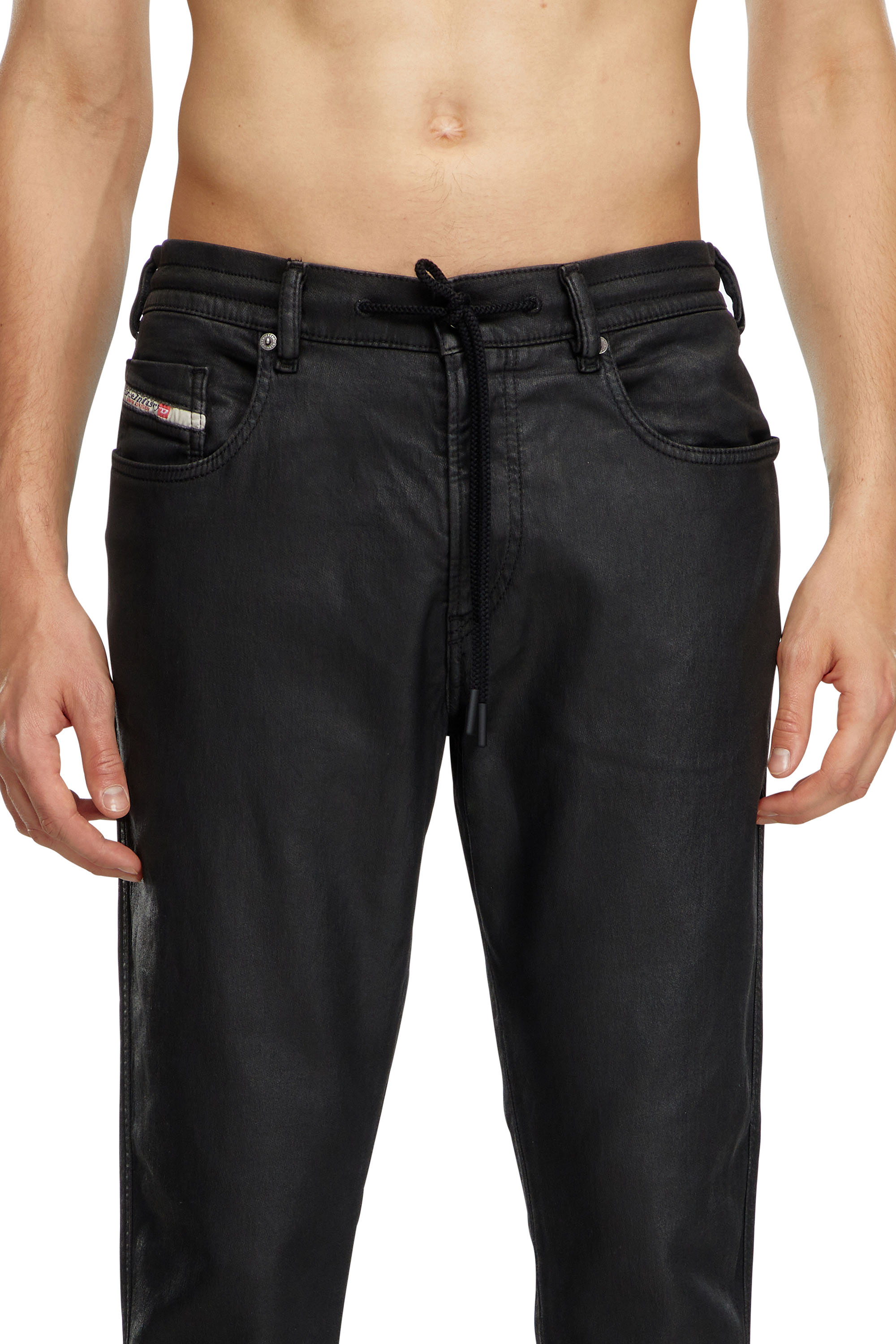 Diesel - Male's Slim 2060 D-Strukt Joggjeans® 068LP, ブラック/ダークグレー - 5