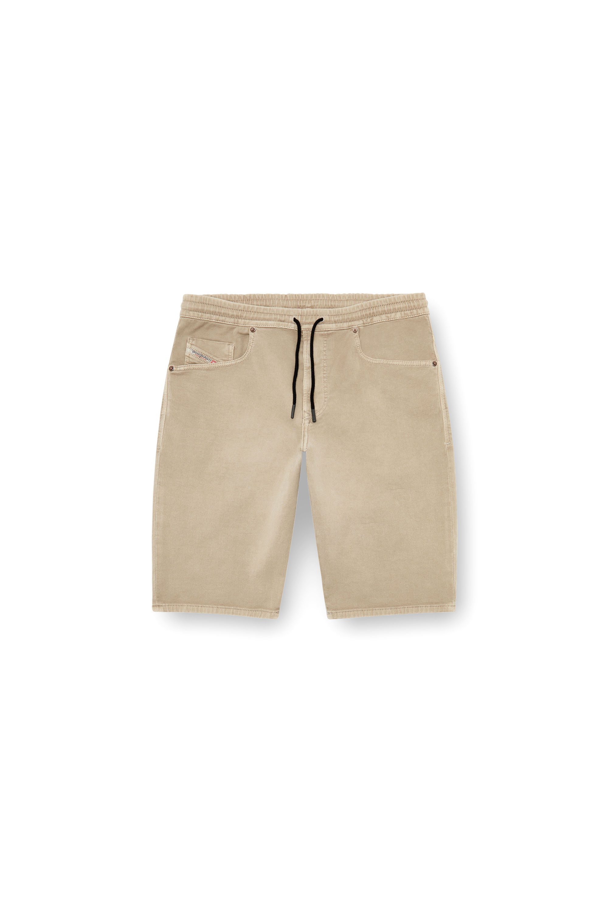 Diesel - 2033 D-KROOLEY-SHORT JOGG, Male Chino shorts in JoggJeans in グレー - Image 3