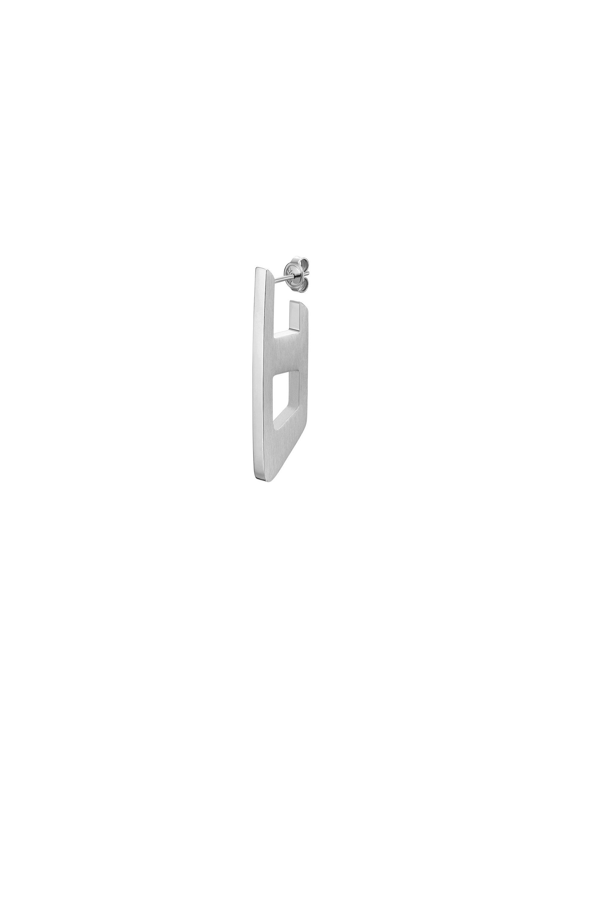 Diesel - DX1538040, Unisex's Stainless Steel Drop Earring in シルバー - 1