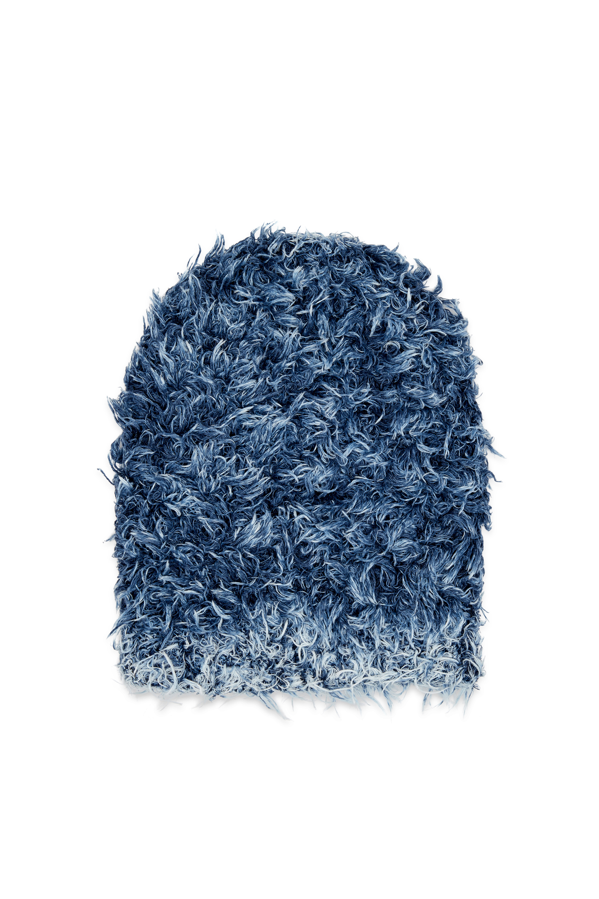 Diesel - K-DAN, Unisex's Fluffy beanie with stone wash effect in ブルー - 1