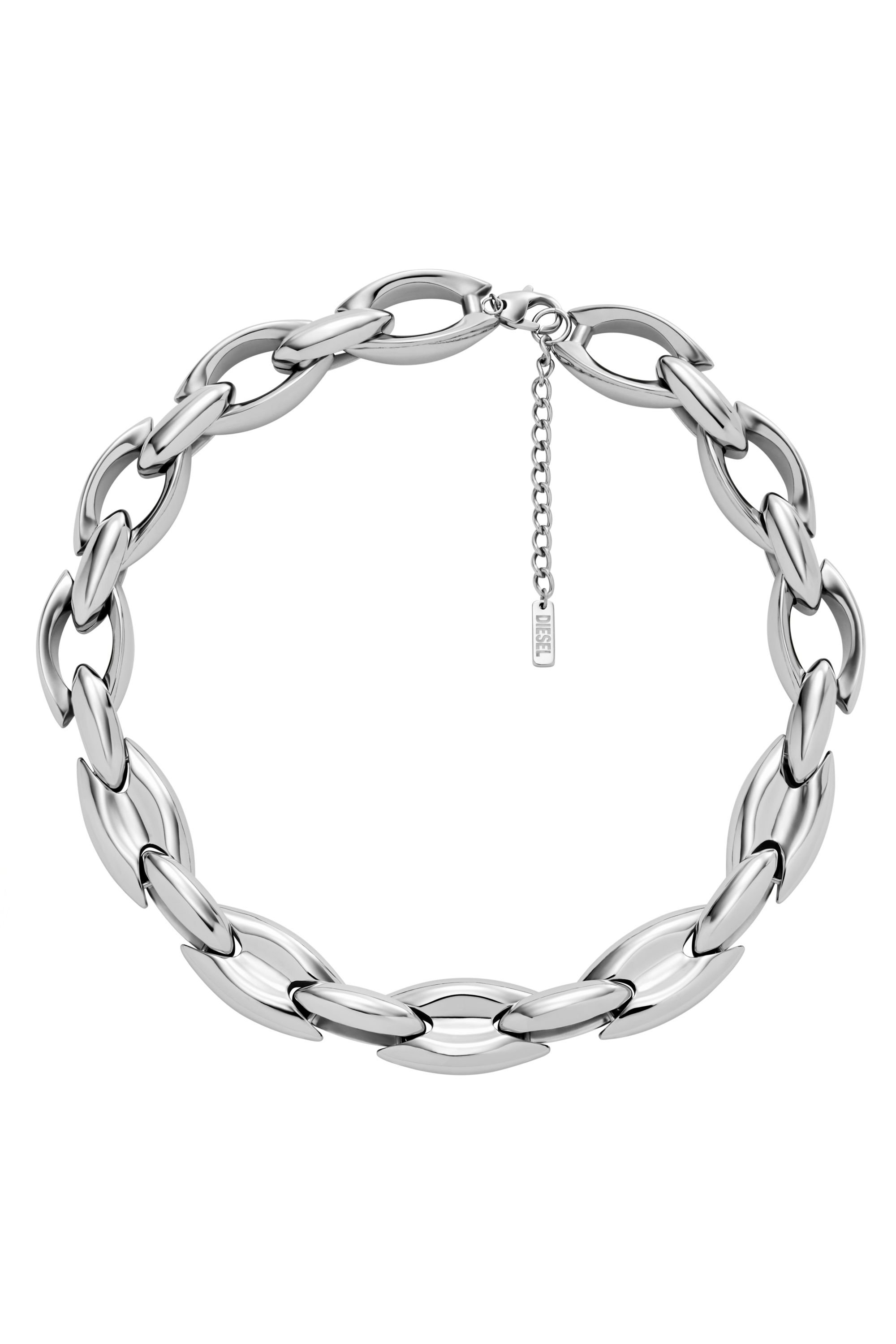 Diesel - DX1586040 JEWEL, Unisex's Stainless Steel Chain Necklace in シルバー - 1