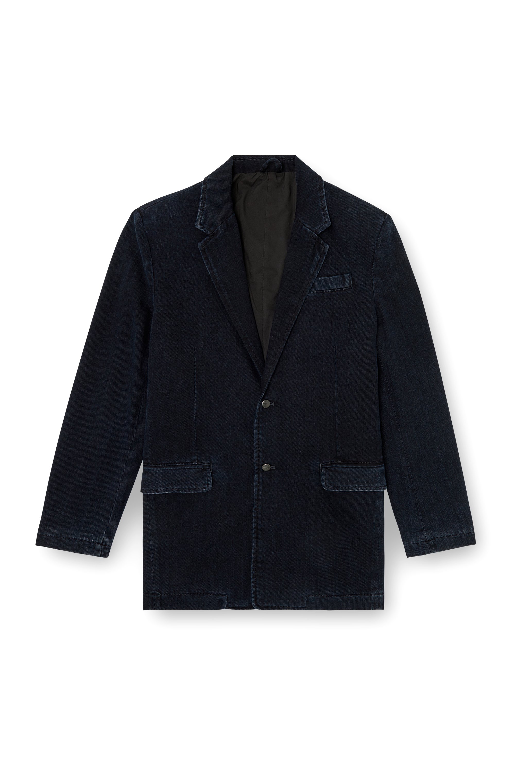 Diesel - D-REGER-D, Unisex's Blazer in lightly treated denim in ダークブルー - 7