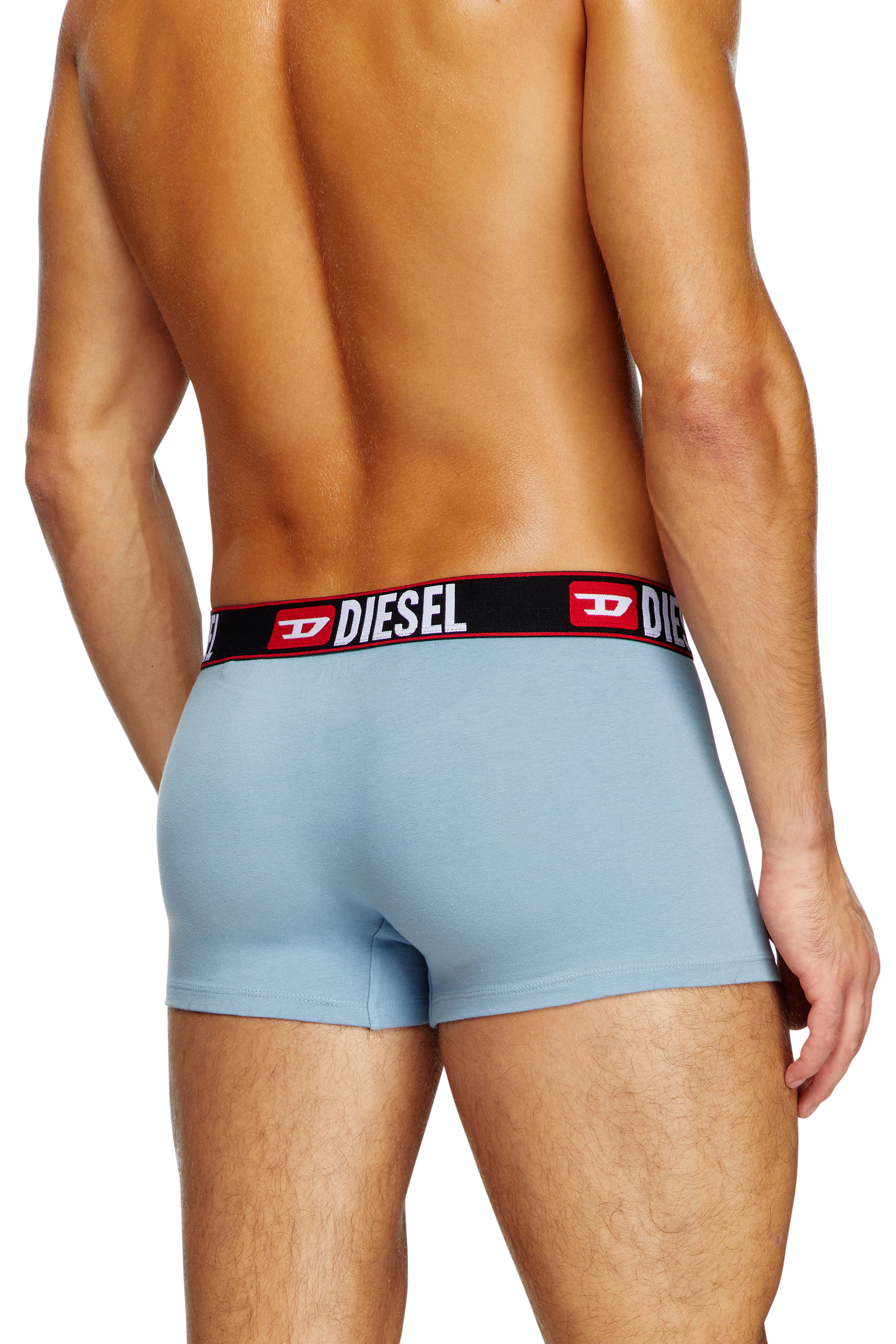 Diesel - UMBX-DAMIENTHREEPACK, Male's 3-pack of boxer briefs with cloudy motif in ブルー - 3