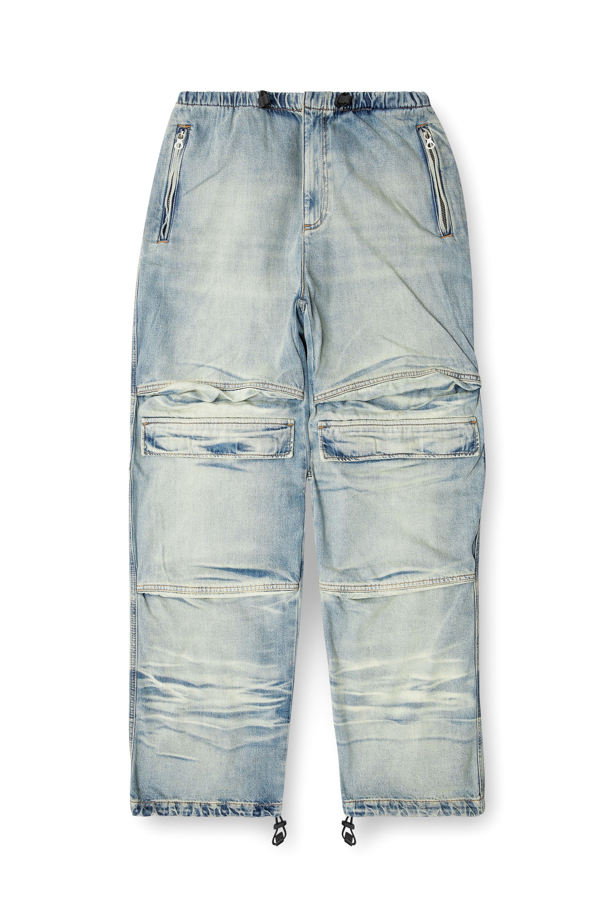 Diesel - Unisex's Relaxed Jeans D-Dayetz 0ABDF, ライトブルー - 3