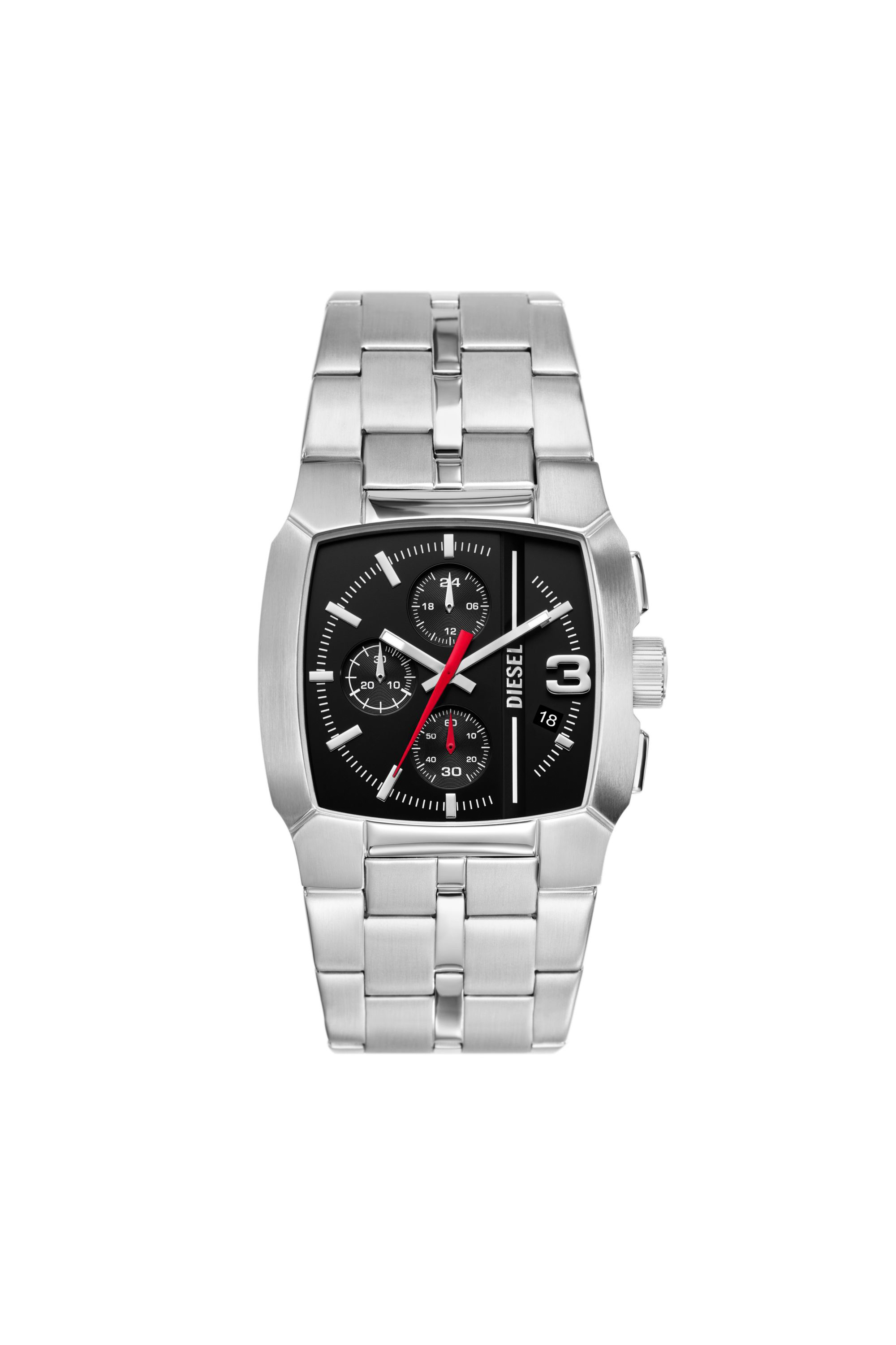 Diesel - DZ4661, Male Cliffhanger stainless steel watch in シルバー - Image 1