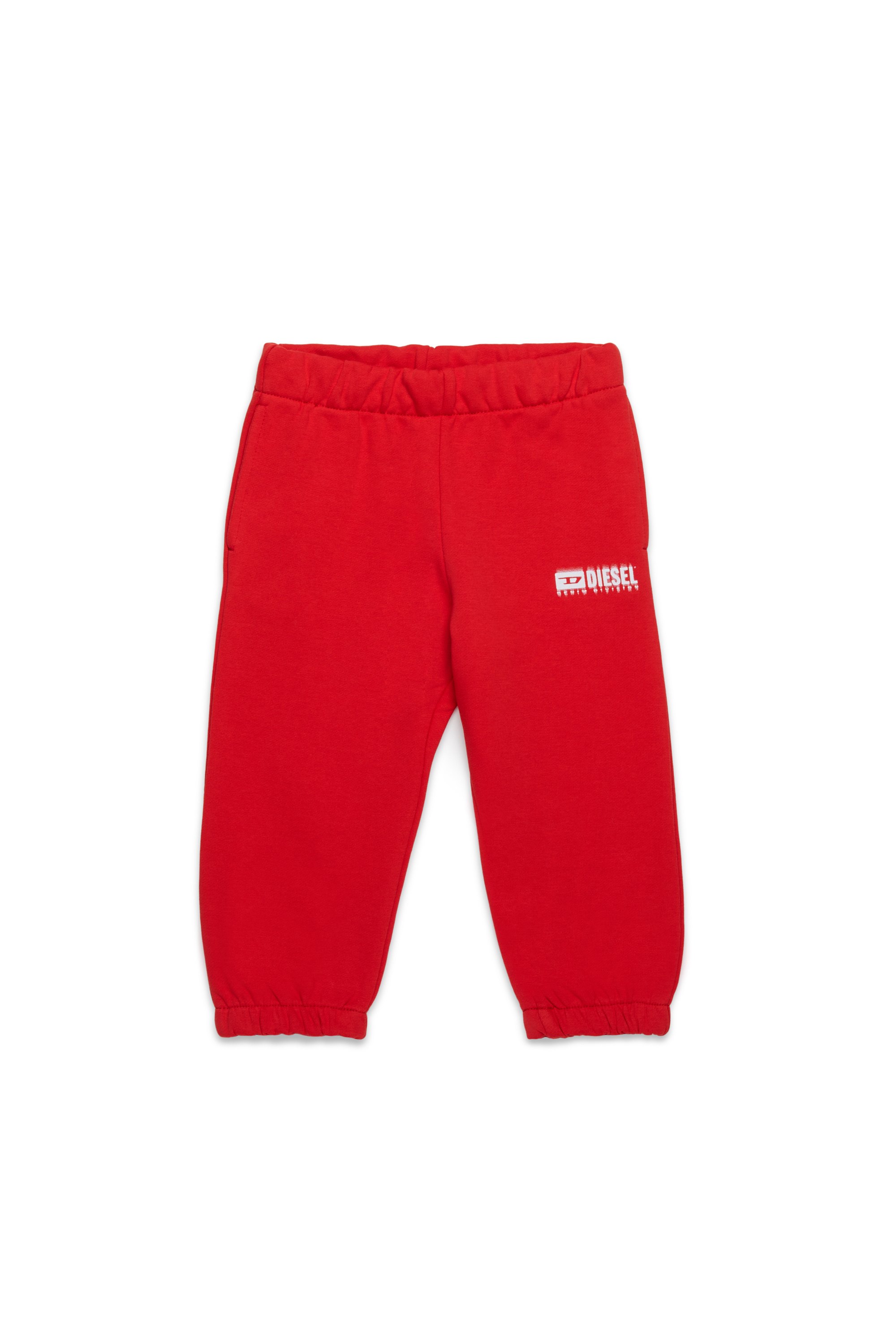 Diesel - PBASEB, Unisex's Sweatpants with smudged logo in レッド - 1