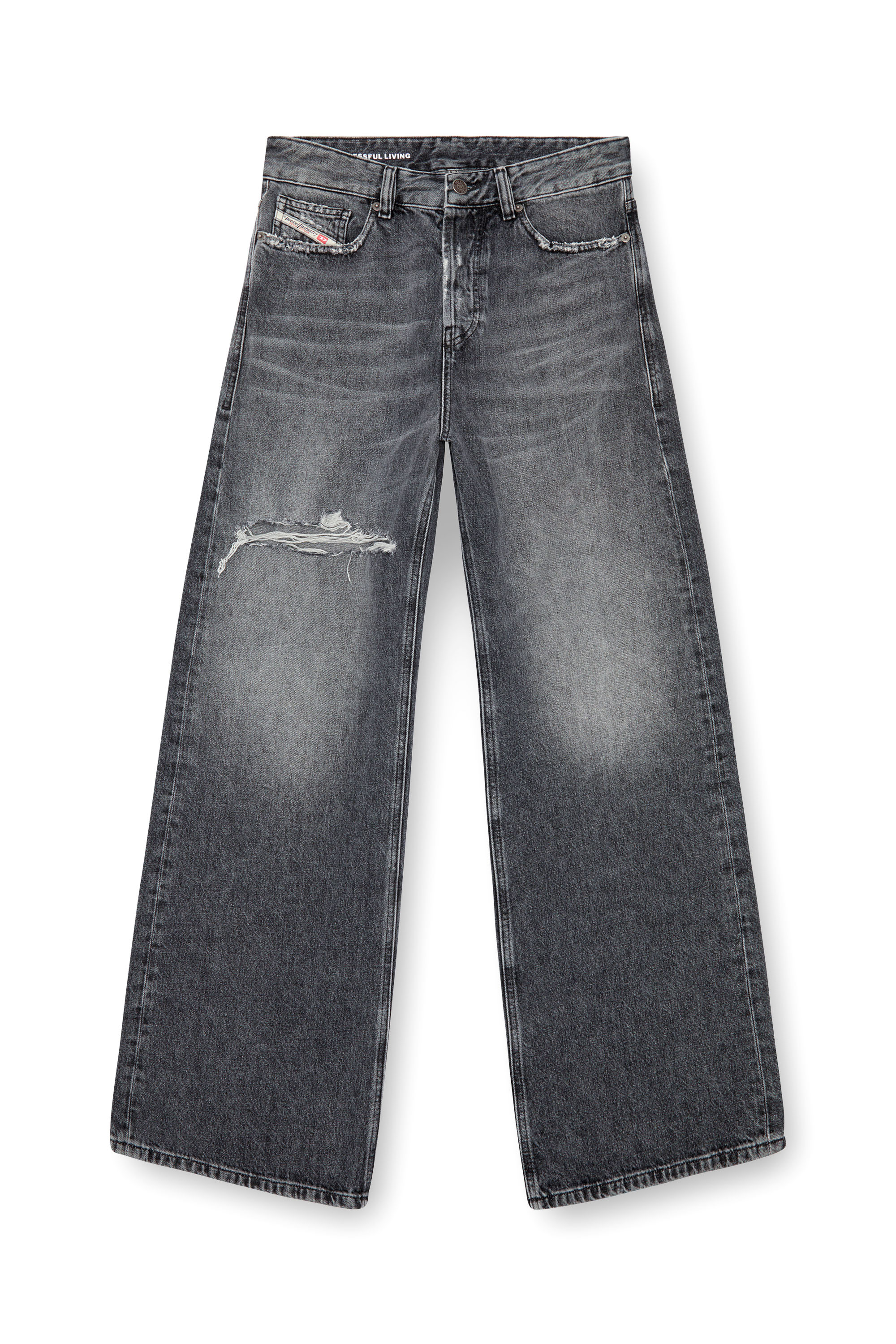 Diesel - Female Straight Jeans 1996 D-Sire 007X4, ブラック/ダークグレー - Image 5