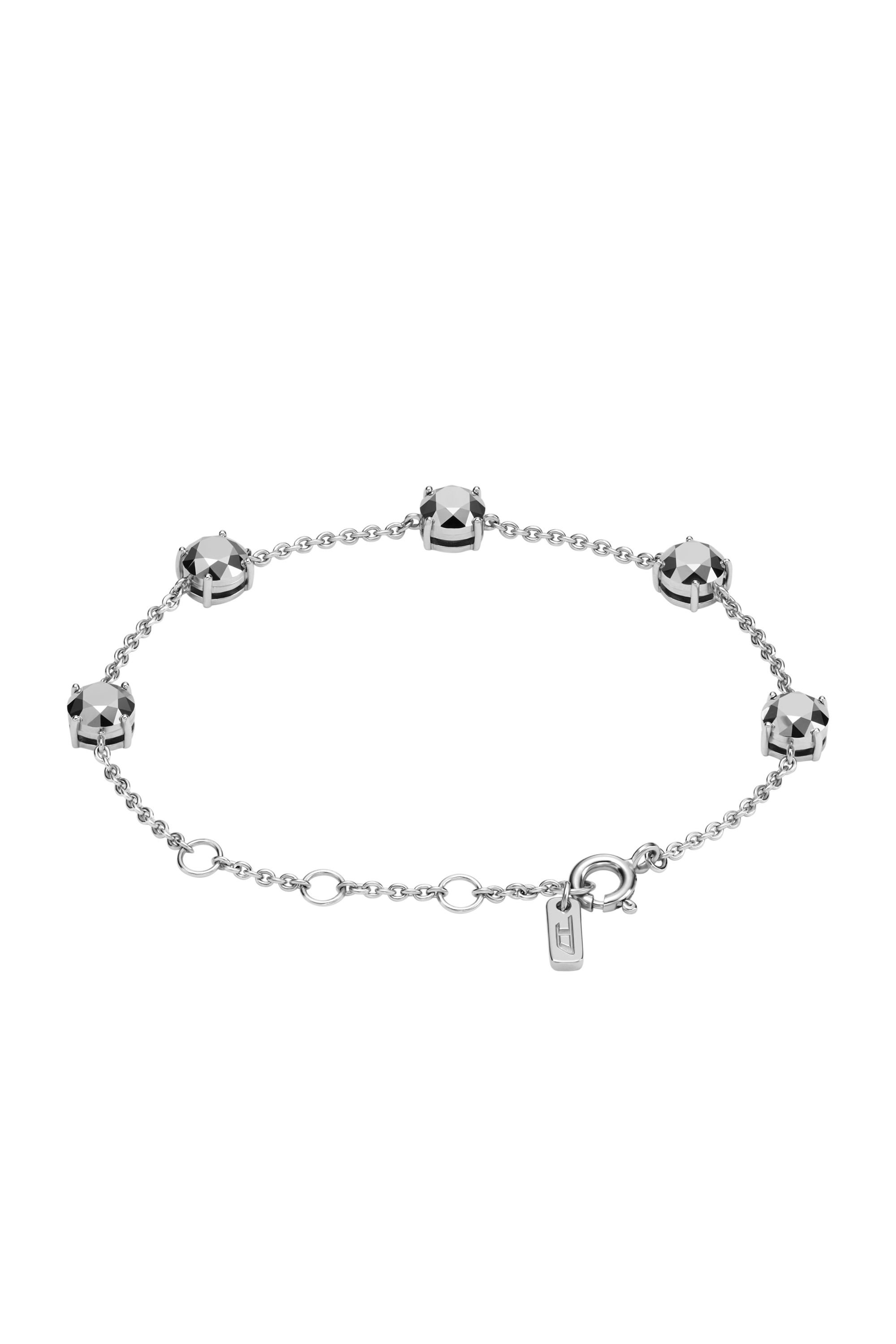 Diesel - DL1358040 STERLING SILVER JEWEL, Unisex's Sterling Silver Chain Bracelet in シルバー - 2