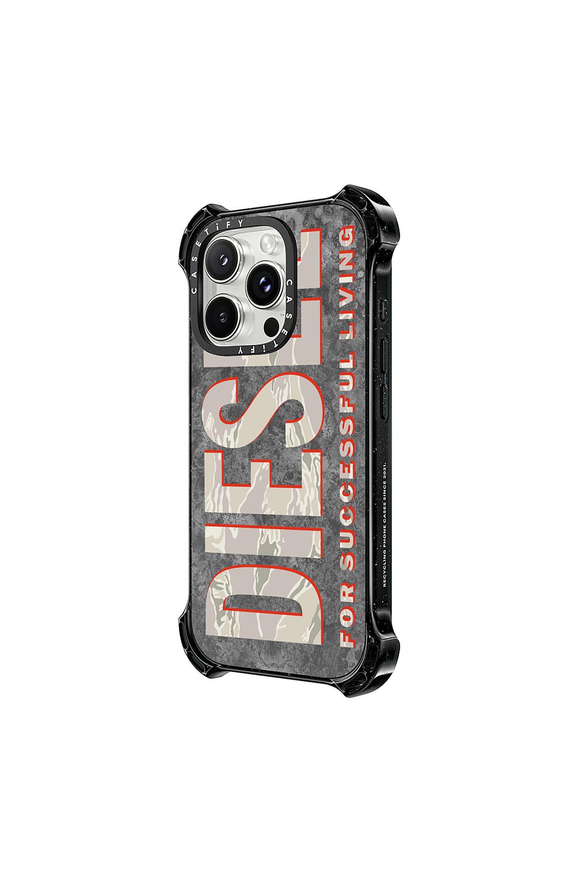 Diesel - 60311 CASETIFY MOULDED CASE, Unisex's IPHONE 16 PRO MAX in ブラウン/ホワイト - 2