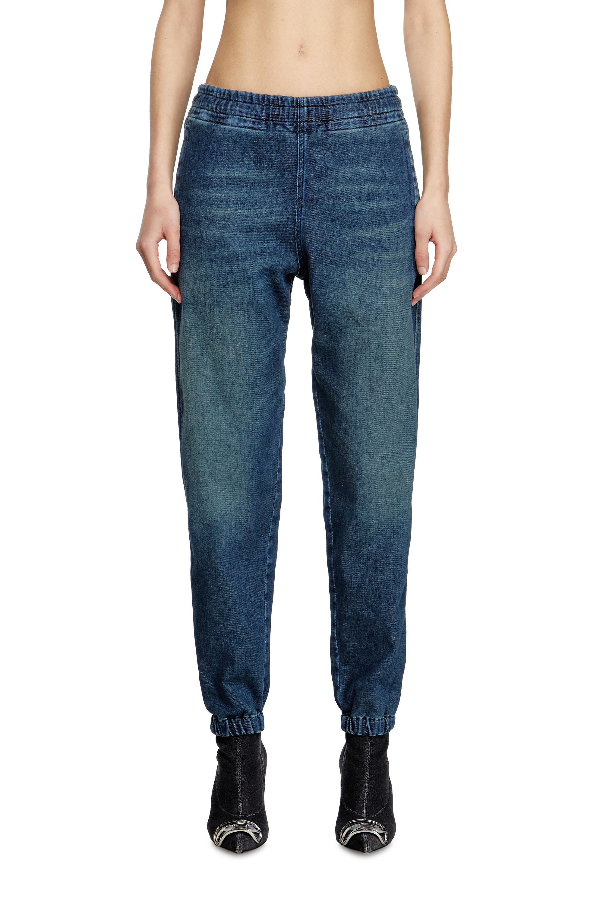 Diesel - Unisex's Slim D-Labb Track denim 09L75, ミディアムブルー - 6