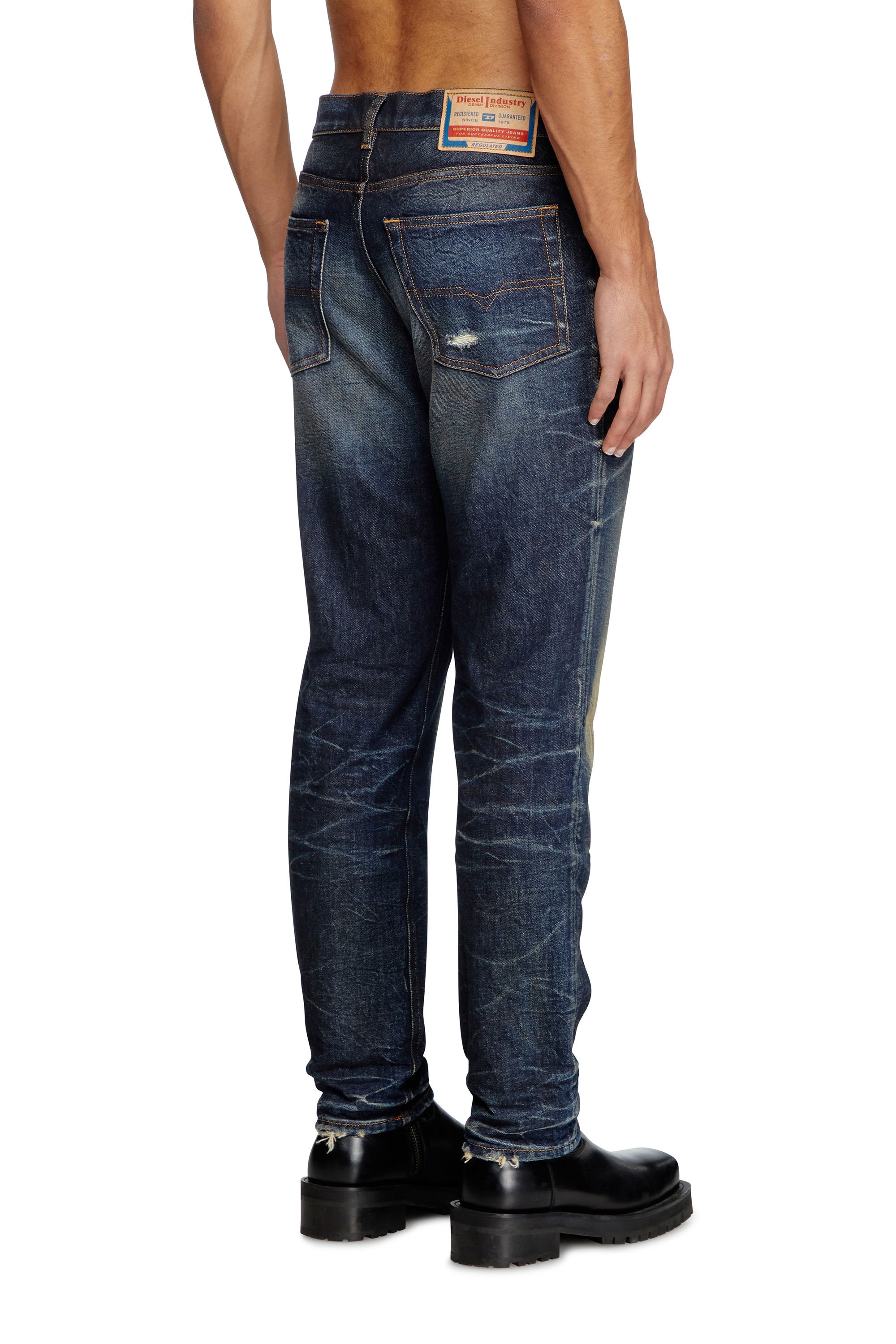 Diesel - Male's Regular Jeans 2023 D-Finitive 09L22, ダークブルー - 4