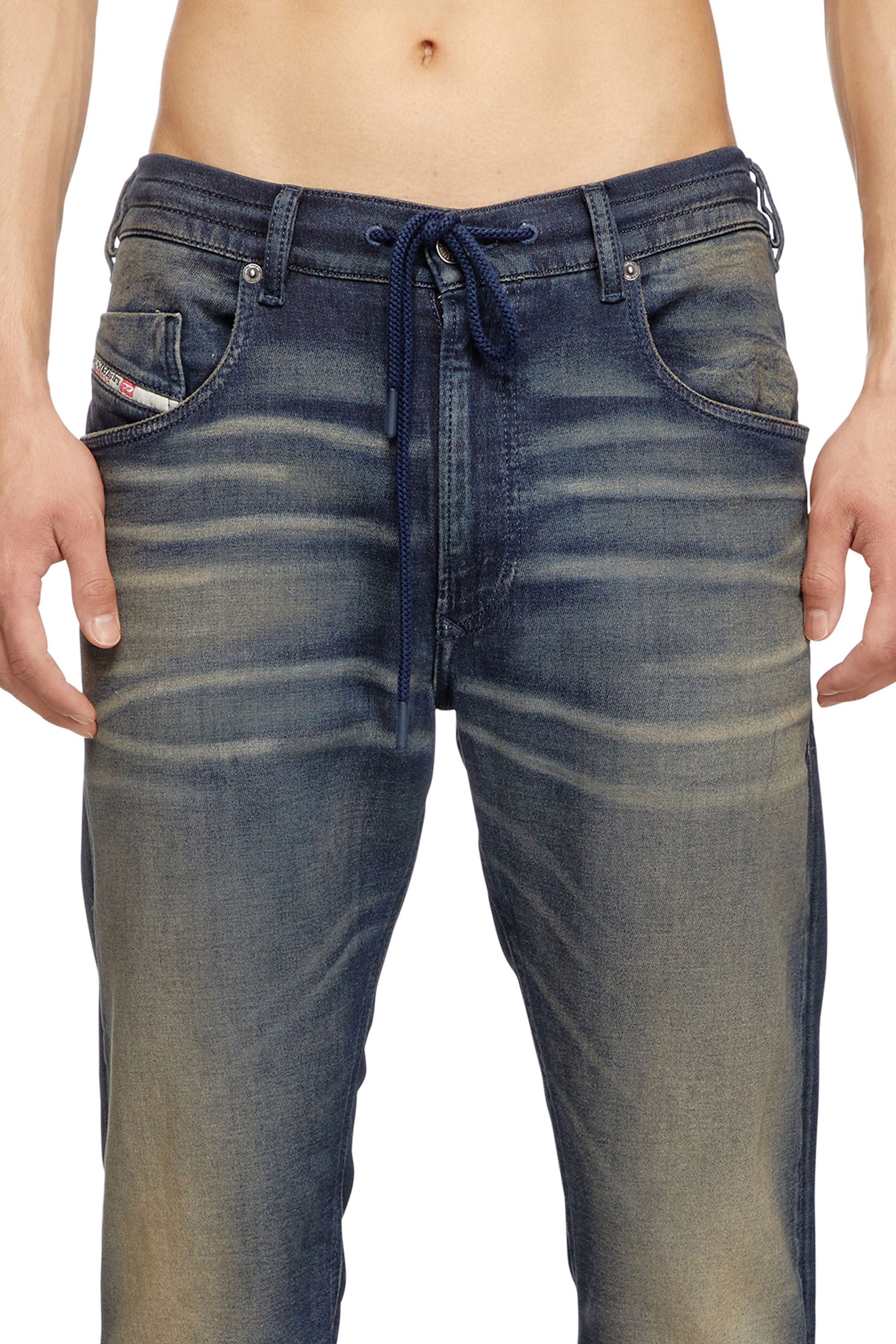 Diesel - Male's Regular 2030 D-Krooley Joggjeans® 068PM, ダークブルー - 5