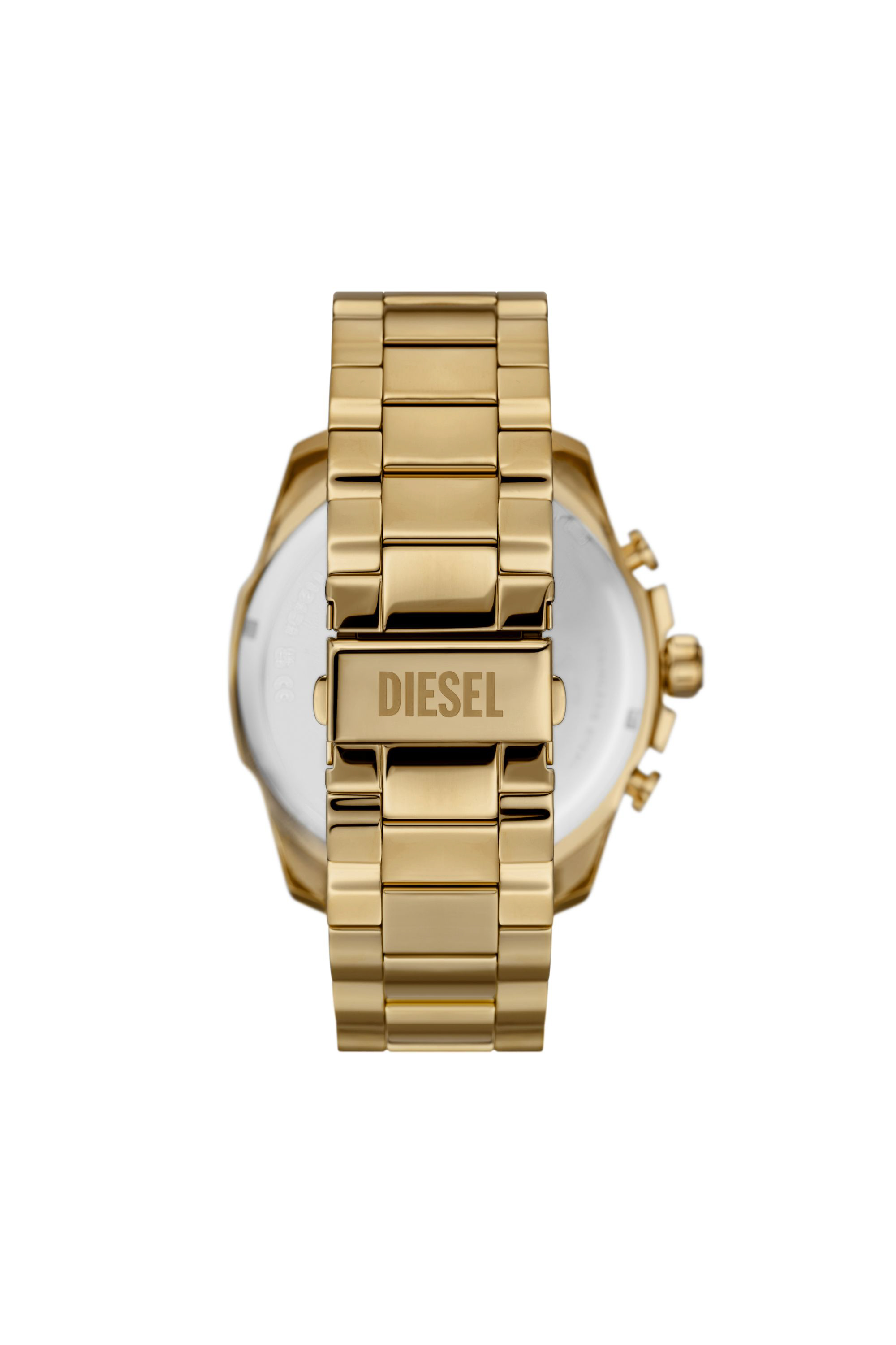 Diesel - DZ4662, Male Mega Chief chronograph gold-tone stainless steel watch in ゴールド - Image 2