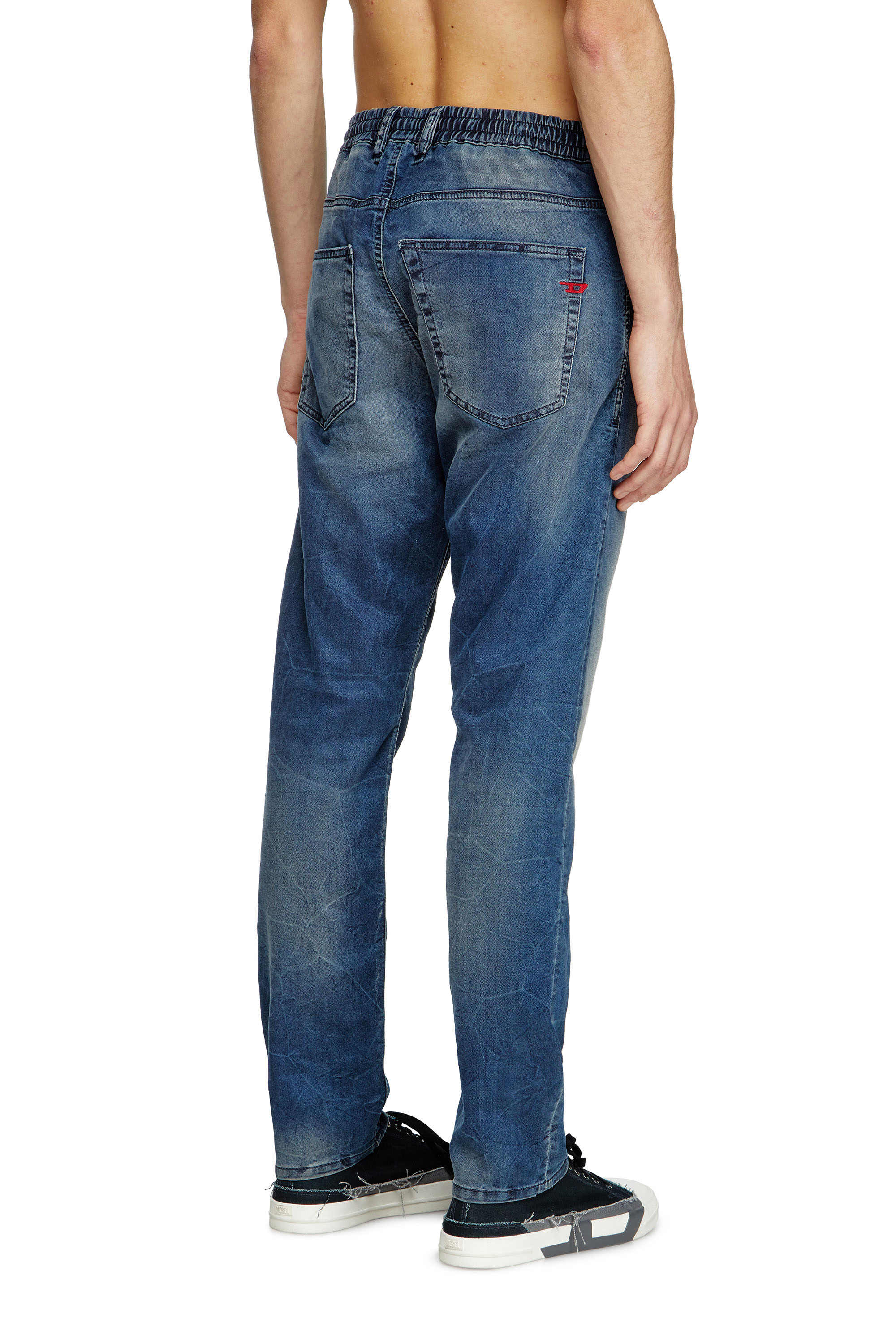 Diesel - Male's Regular 2030 D-Krooley Joggjeans® 068PI, ミディアムブルー - 4