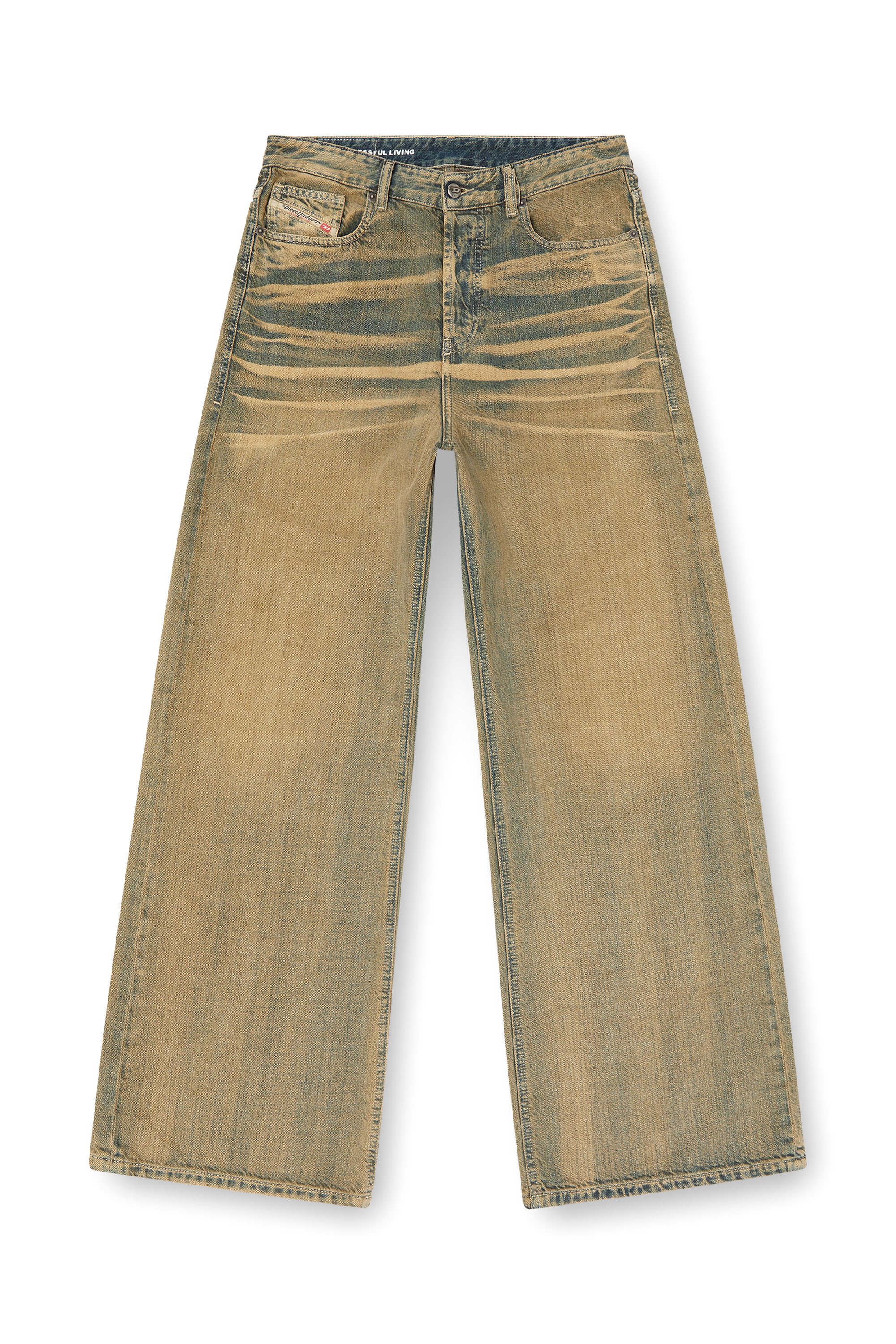 Diesel - Female's Relaxed Jeans 1996 D-Sire 09L49, ミディアムブルー - 3