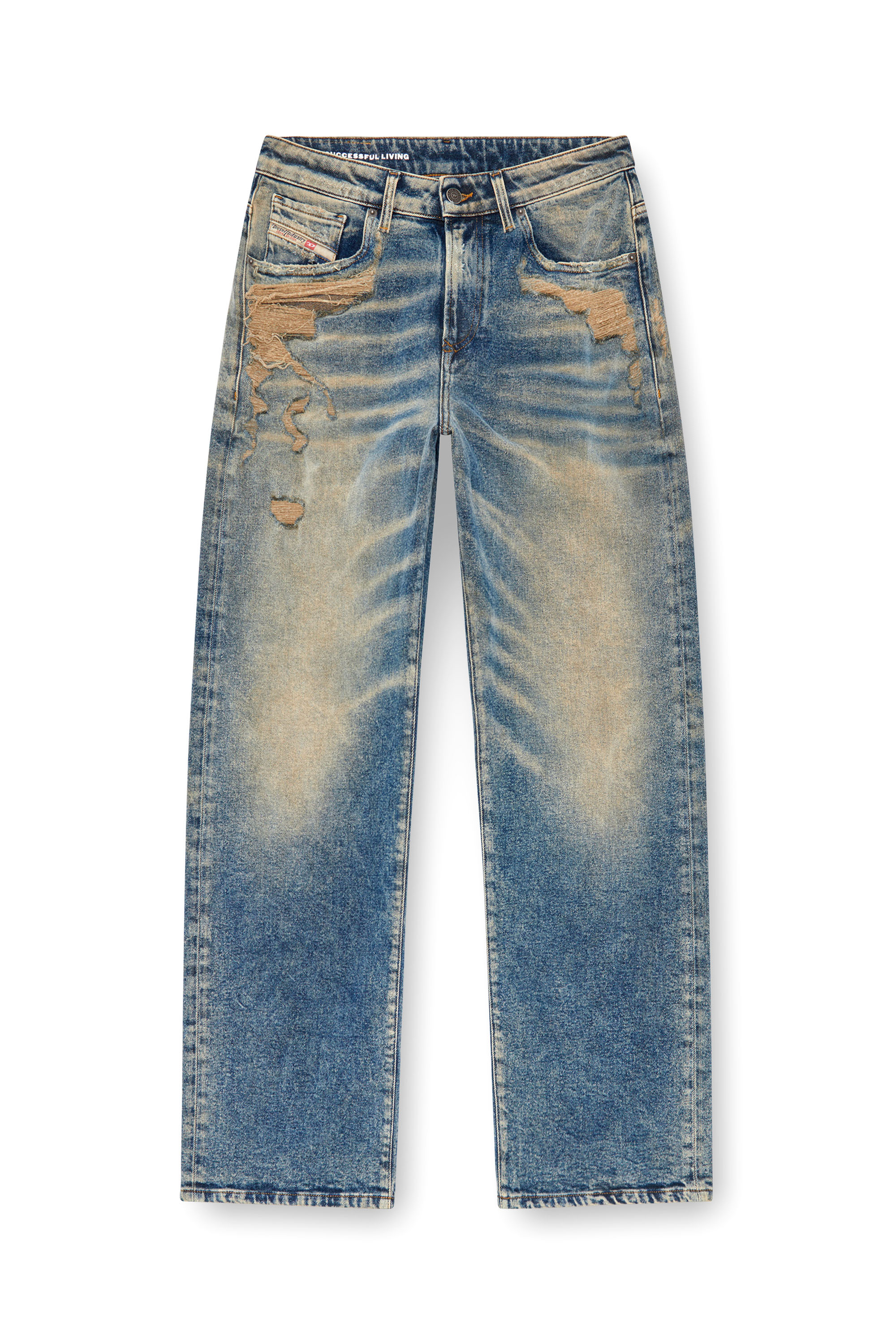 Diesel - Female Straight Jeans 1999 D-Reggy 09K32, ミディアムブルー - Image 3