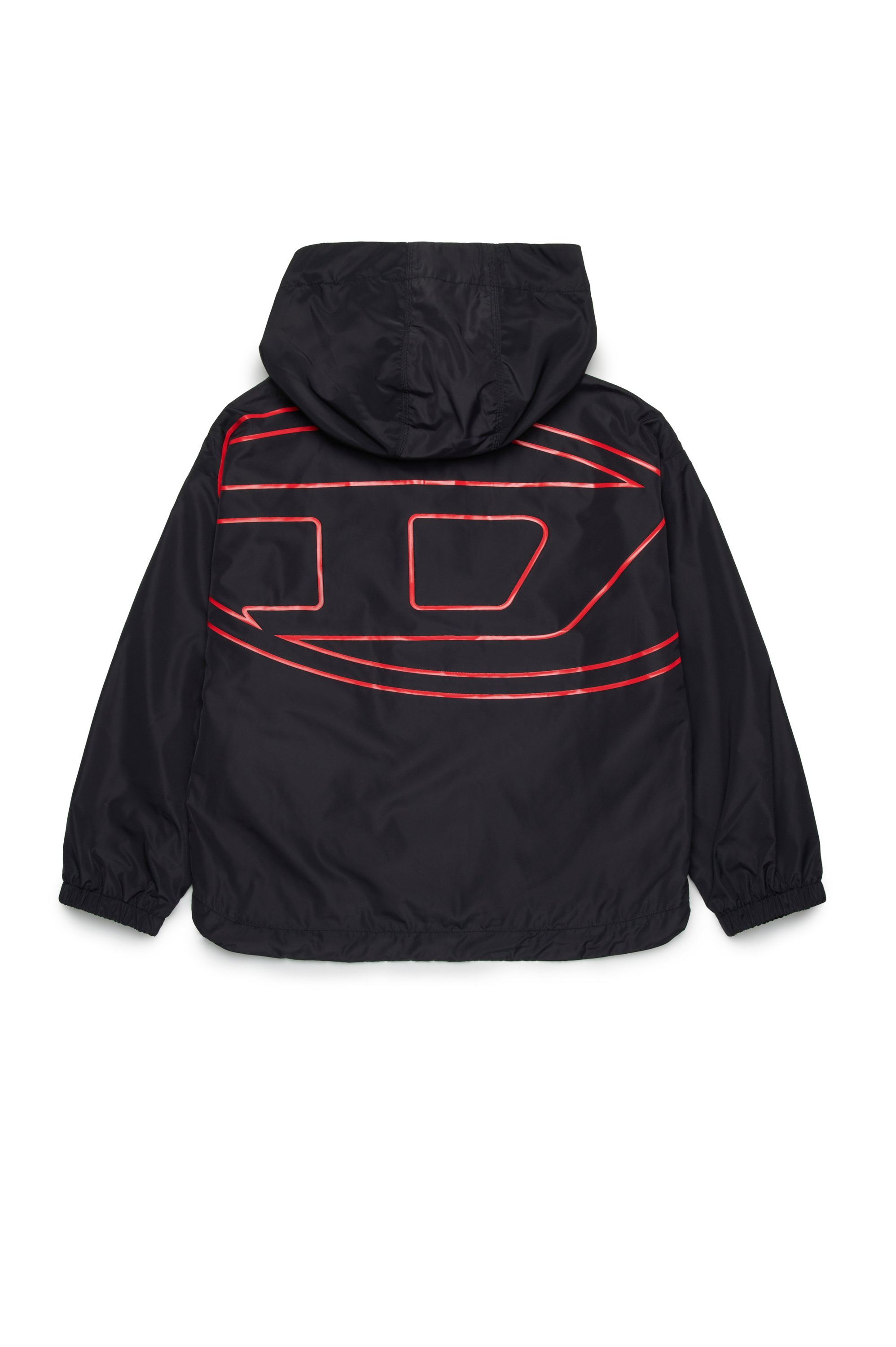 Diesel - JCLOG, Male's Windbreaker with mega Oval D print in ブラック - 2