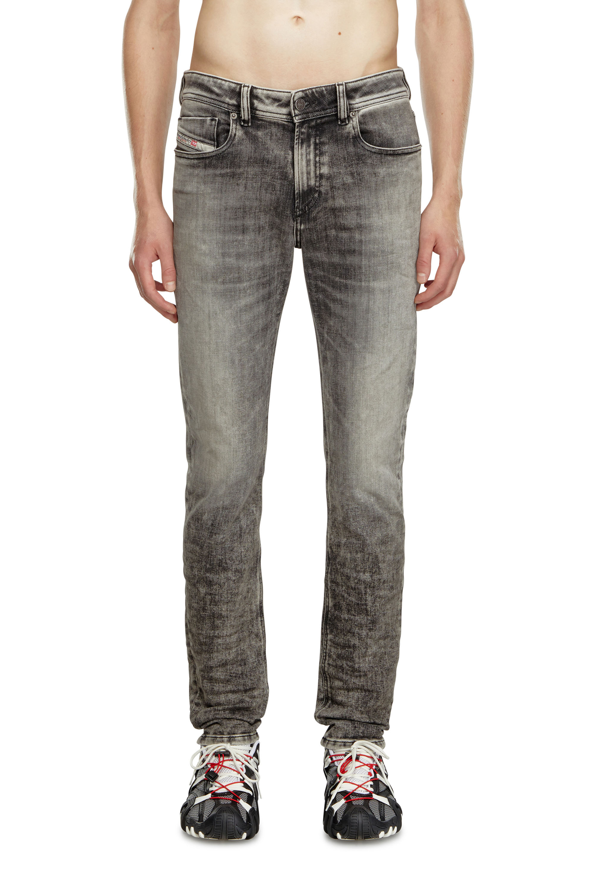 Diesel - Male's Skinny Jeans 1979 Sleenker 09J28, グレー - 1