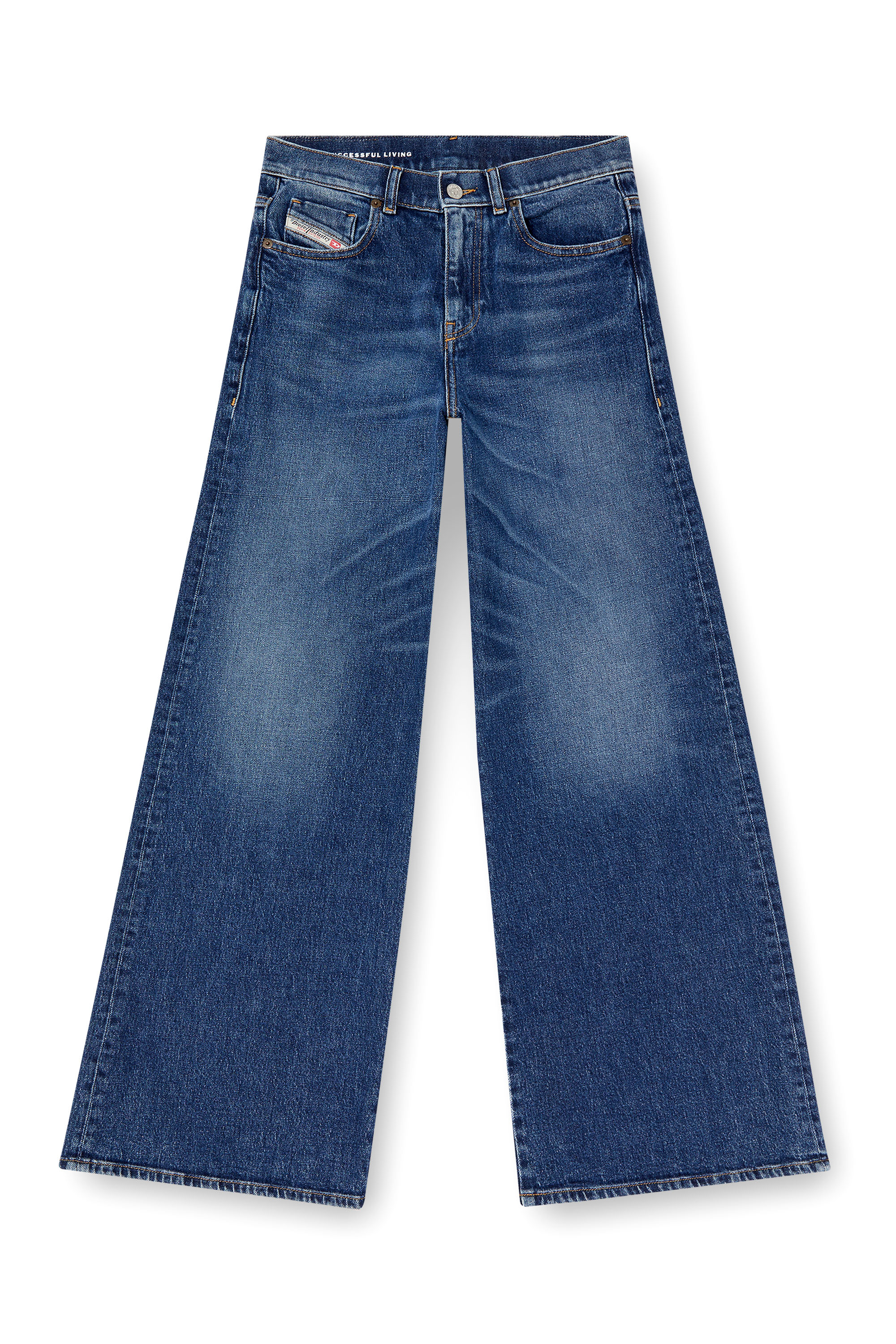 Diesel - Female's Flare Jeans 1978 D-Akemi 09L21, ダークブルー - 3