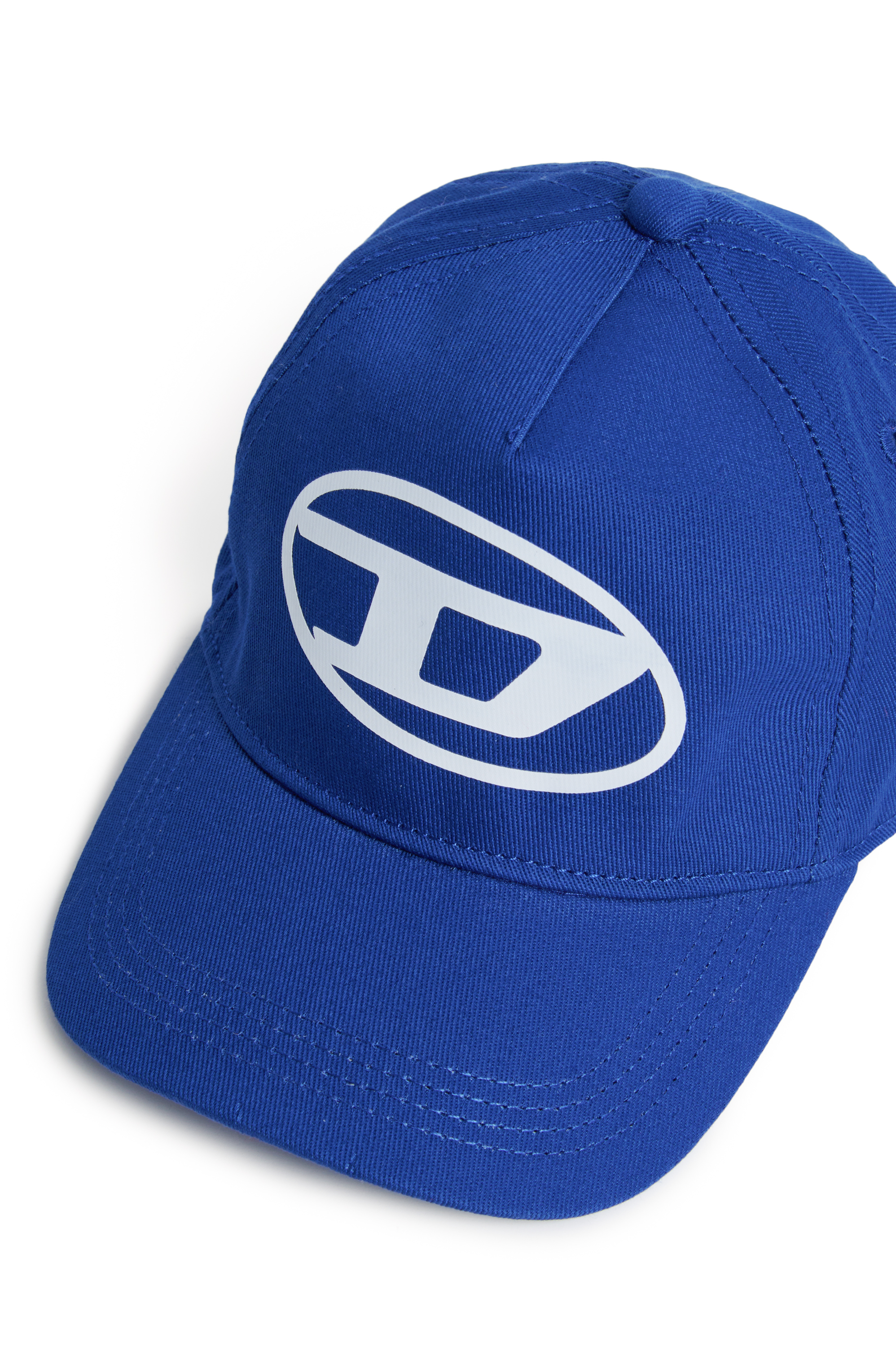 Diesel - FIMBOB, Unisex Baseball cap with Oval D print in ブルー - Image 3