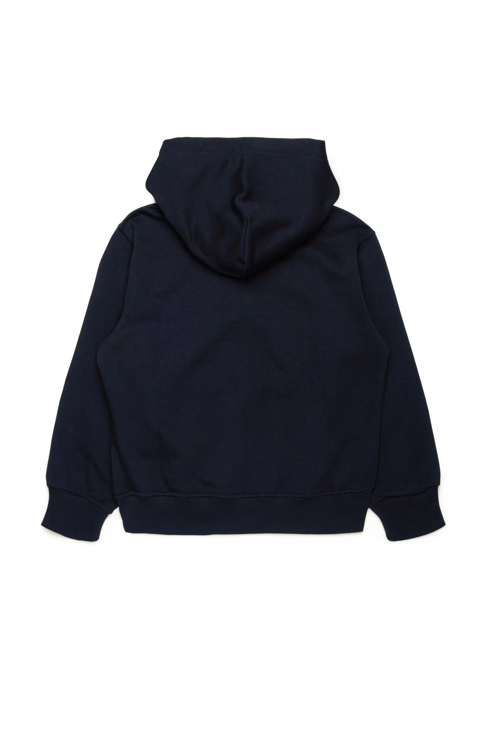 Diesel - SGINNHOODL5 OVER, Male's Hoodie with smudged logo in ブラック - 2