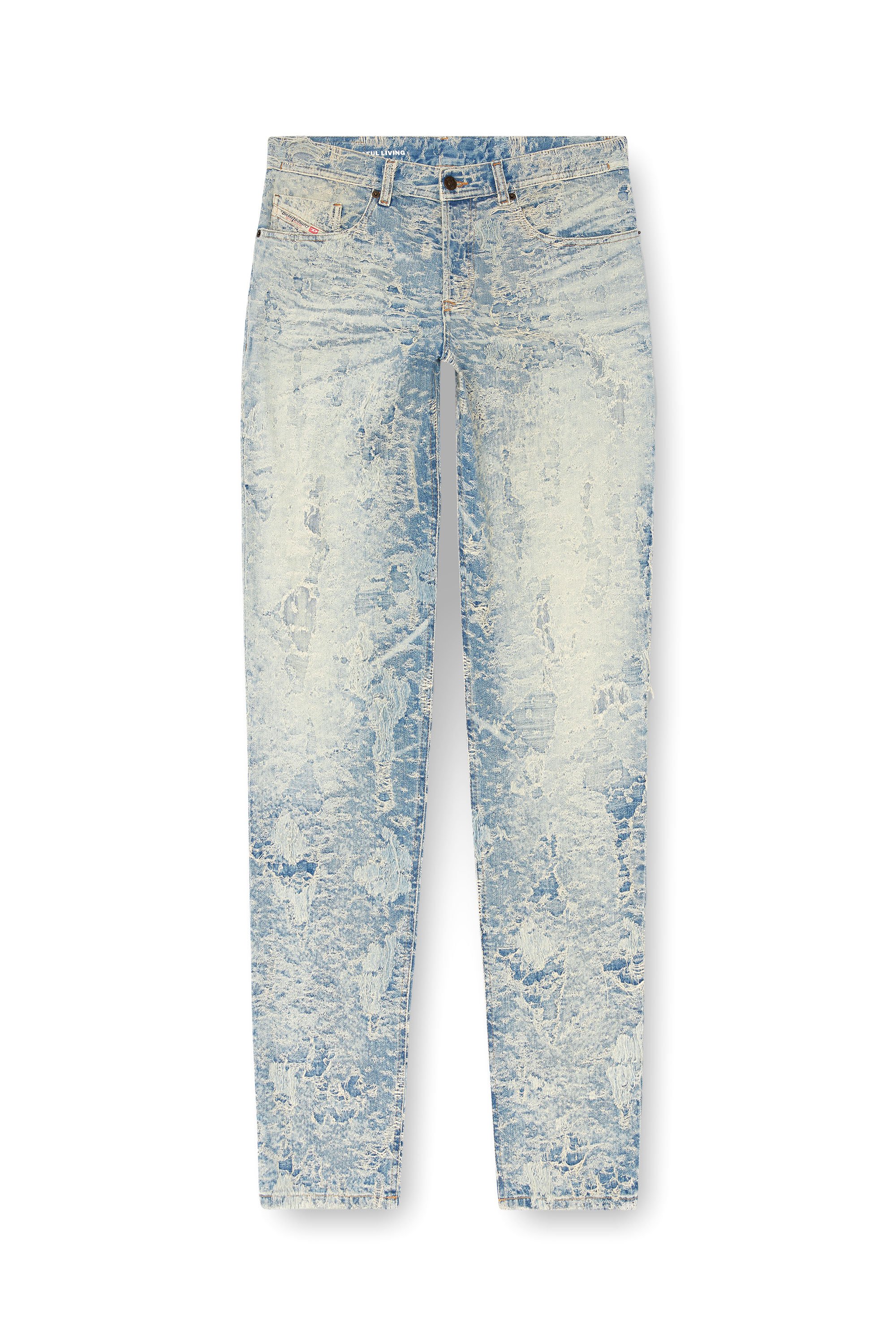 Diesel - Male's Tapered Jeans 2023 D-Finitive 007Z7, ライトブルー - 6