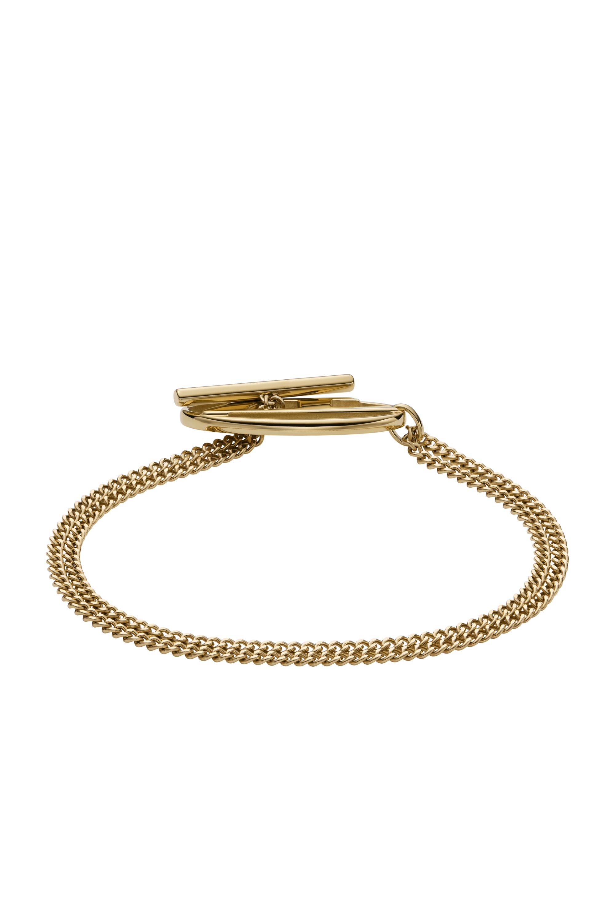 Diesel - DX1571710 JEWEL, Unisex's Gold-Tone Stainless Steel Chain Bracelet in ゴールド - 2