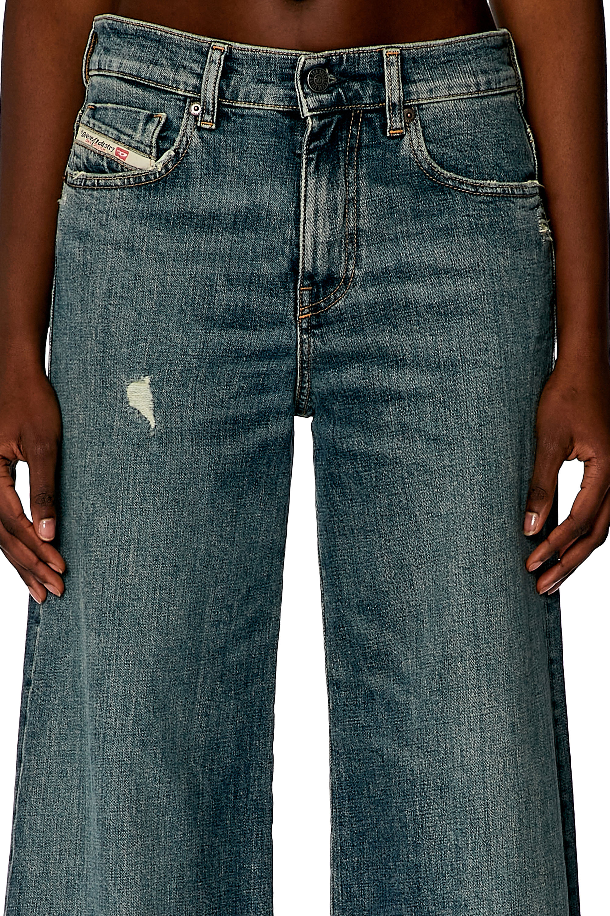 ブーツカットフレア Jeans - 1978 D-Akemi | ミディアムブルー 