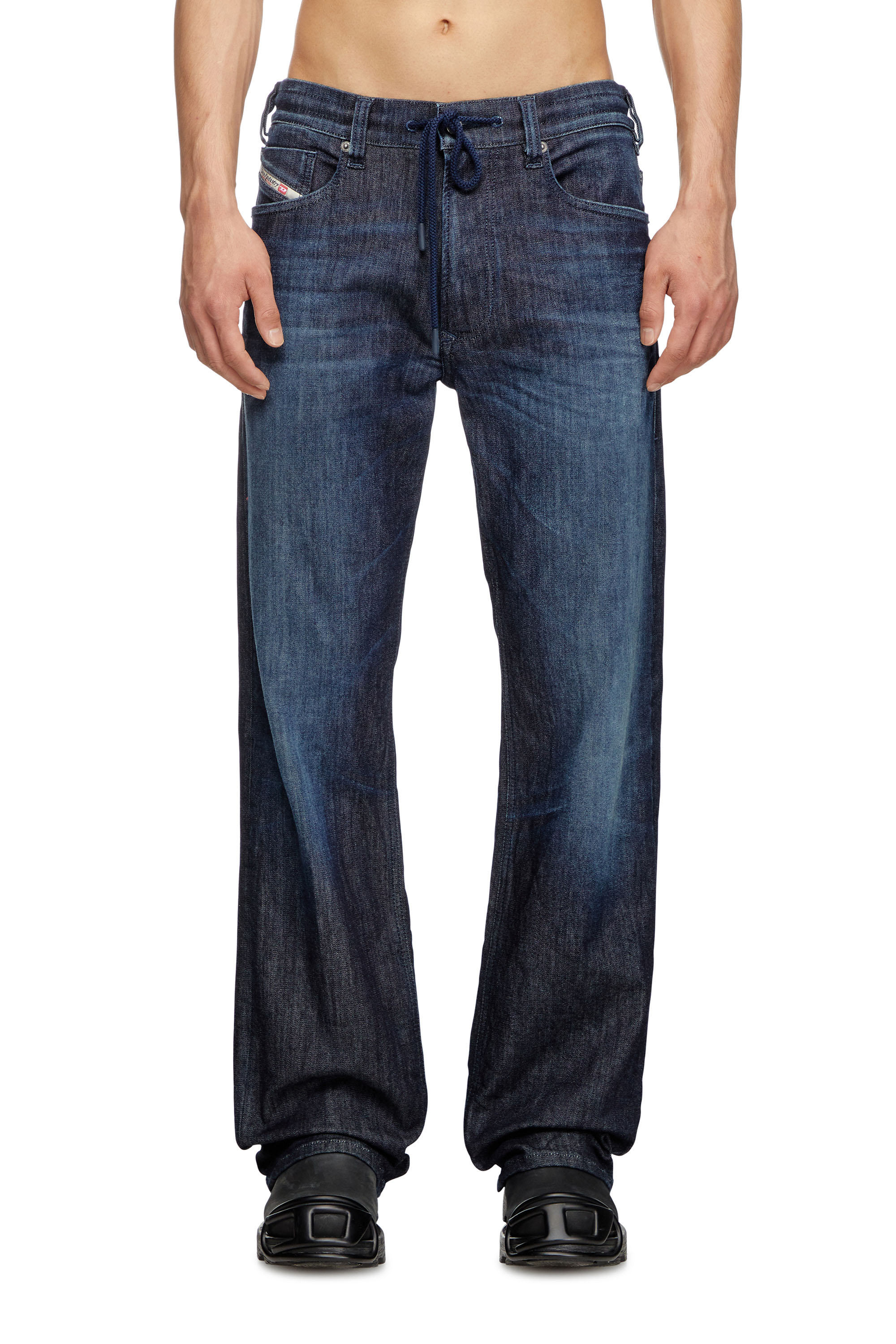 Diesel - Male's Relaxed 2080 D-Reel Joggjeans® 09L11, ダークブルー - 1