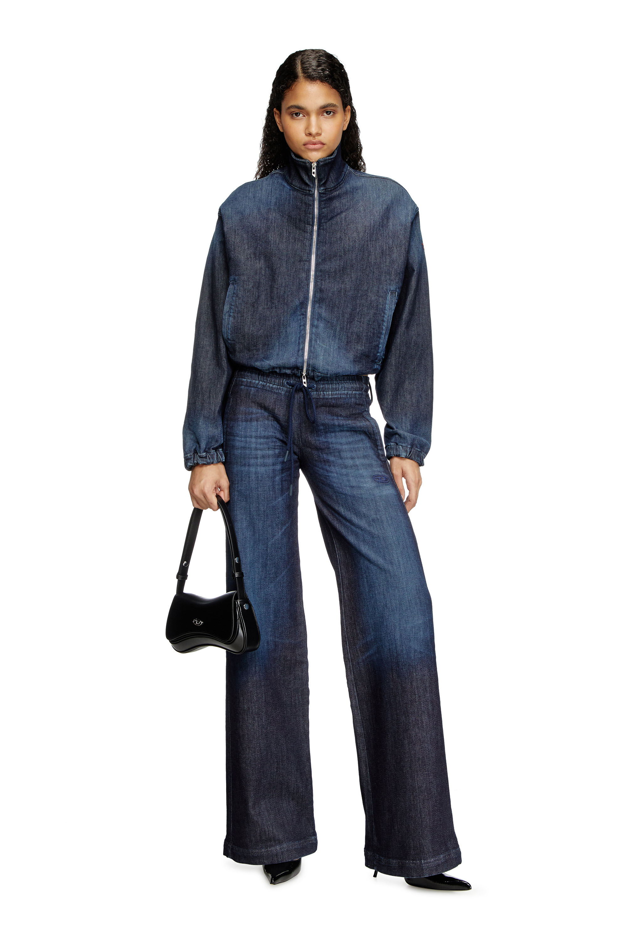 Diesel - Female's Relaxed 2078 D-Ainty Joggjeans® 09L11, ダークブルー - 2