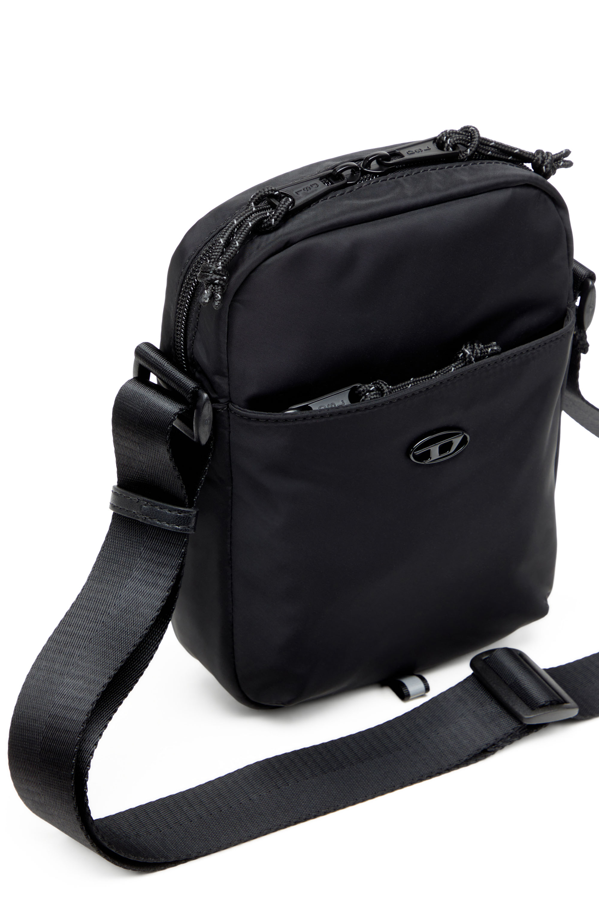 Diesel - D-PACK CROSSBODY X, Male's D-Pack-Crossbody bag in tech fabric in ブラック - 6