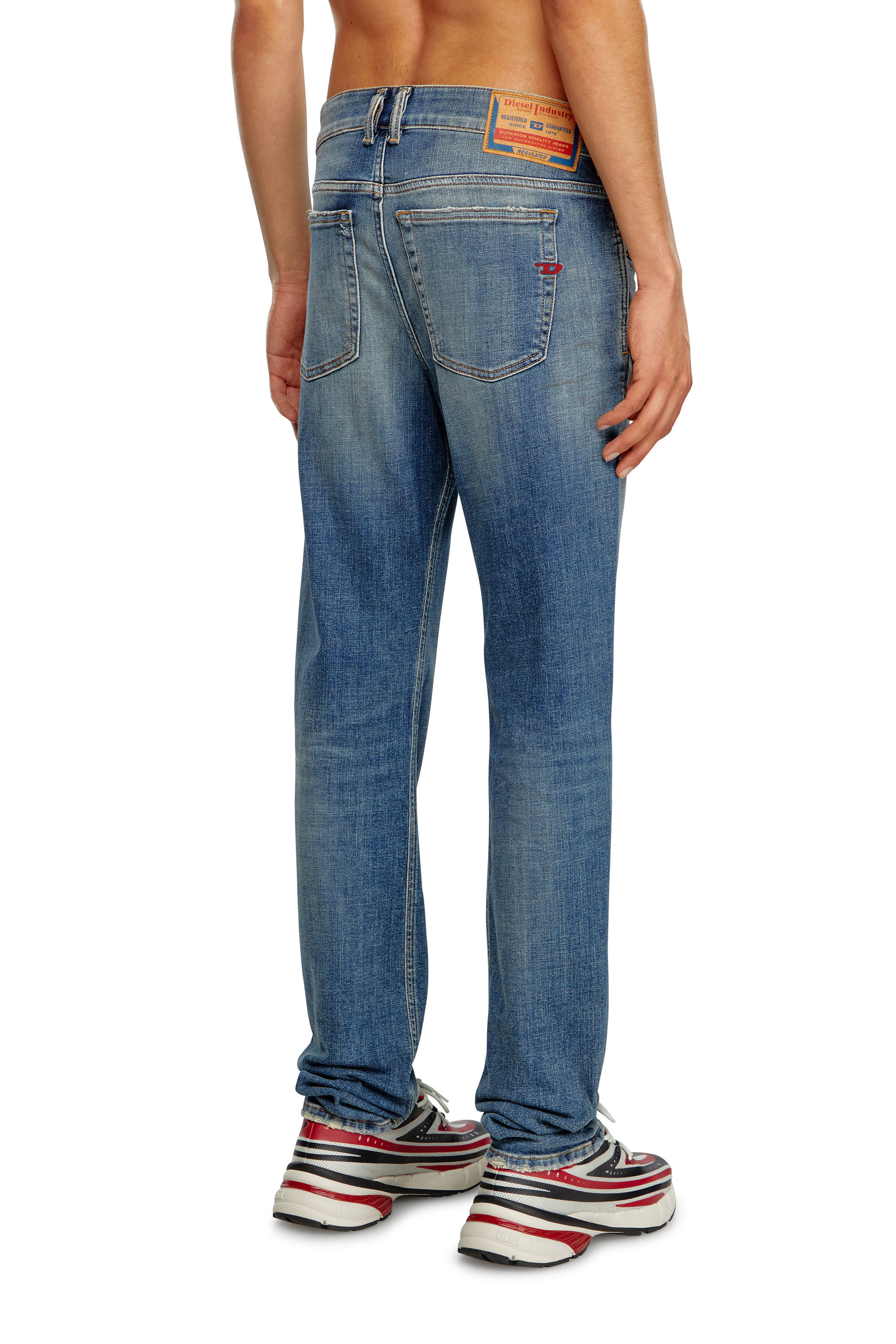 Diesel - Male Skinny Jeans 1979 Sleenker 09J22, ミディアムブルー - Image 4