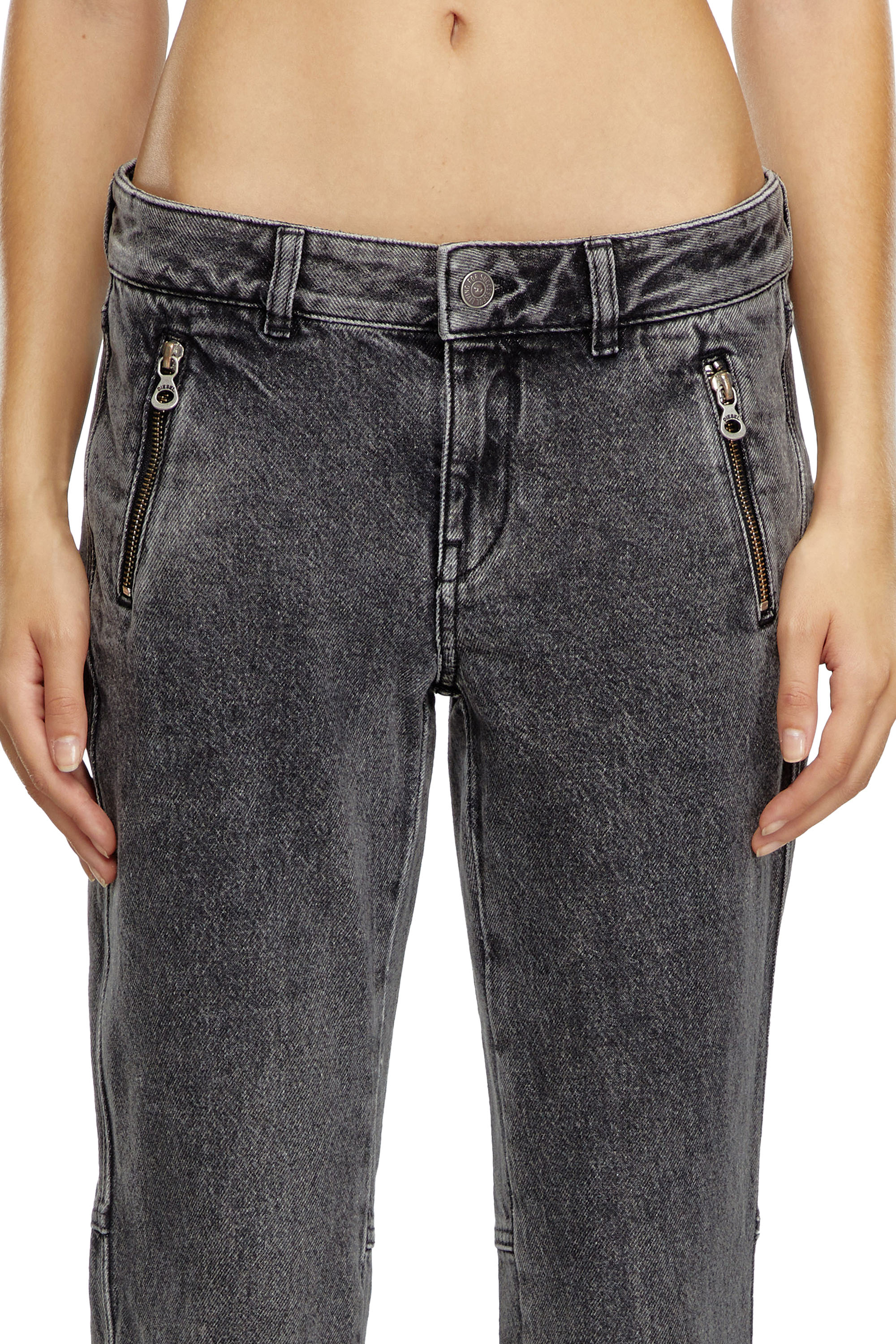 Diesel - Female Bootcut and Flare Jeans D-Poky 0CBDH, ブラック/ダークグレー - Image 5