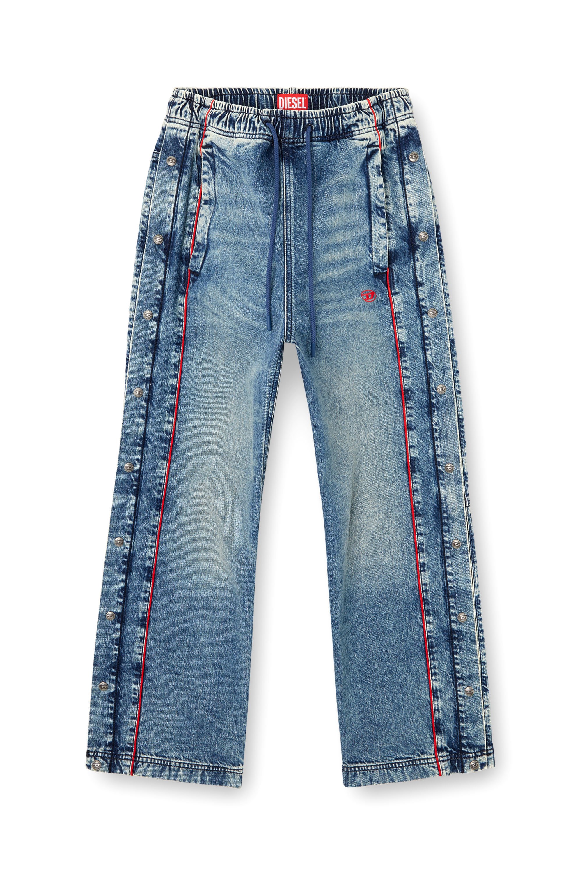 Diesel - Unisex's Relaxed Jeans D-Axfor 0ABCP, ミディアムブルー - 3