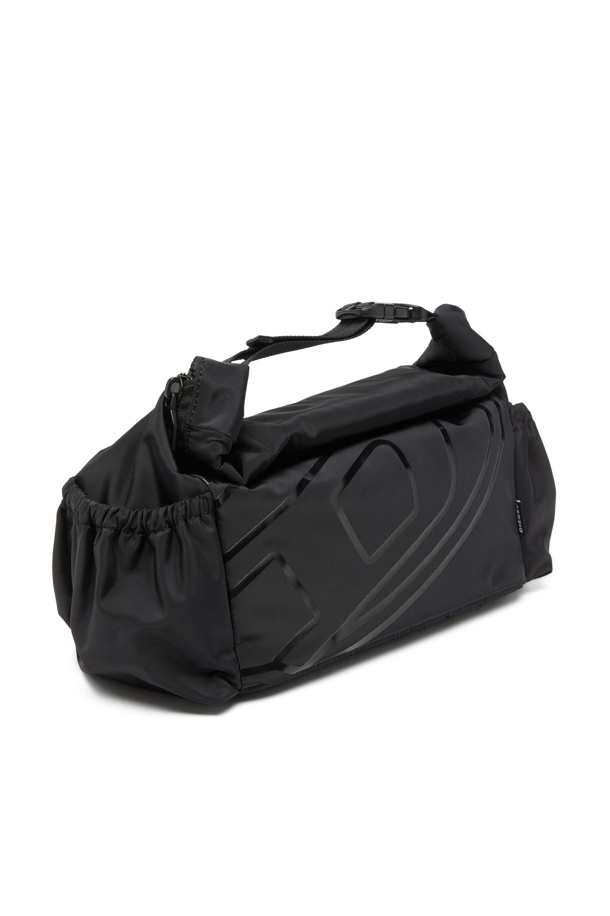 Diesel - DRAPE WASH BAG X, Male's Nylon wash bag with Oval D print in ブラック - 5