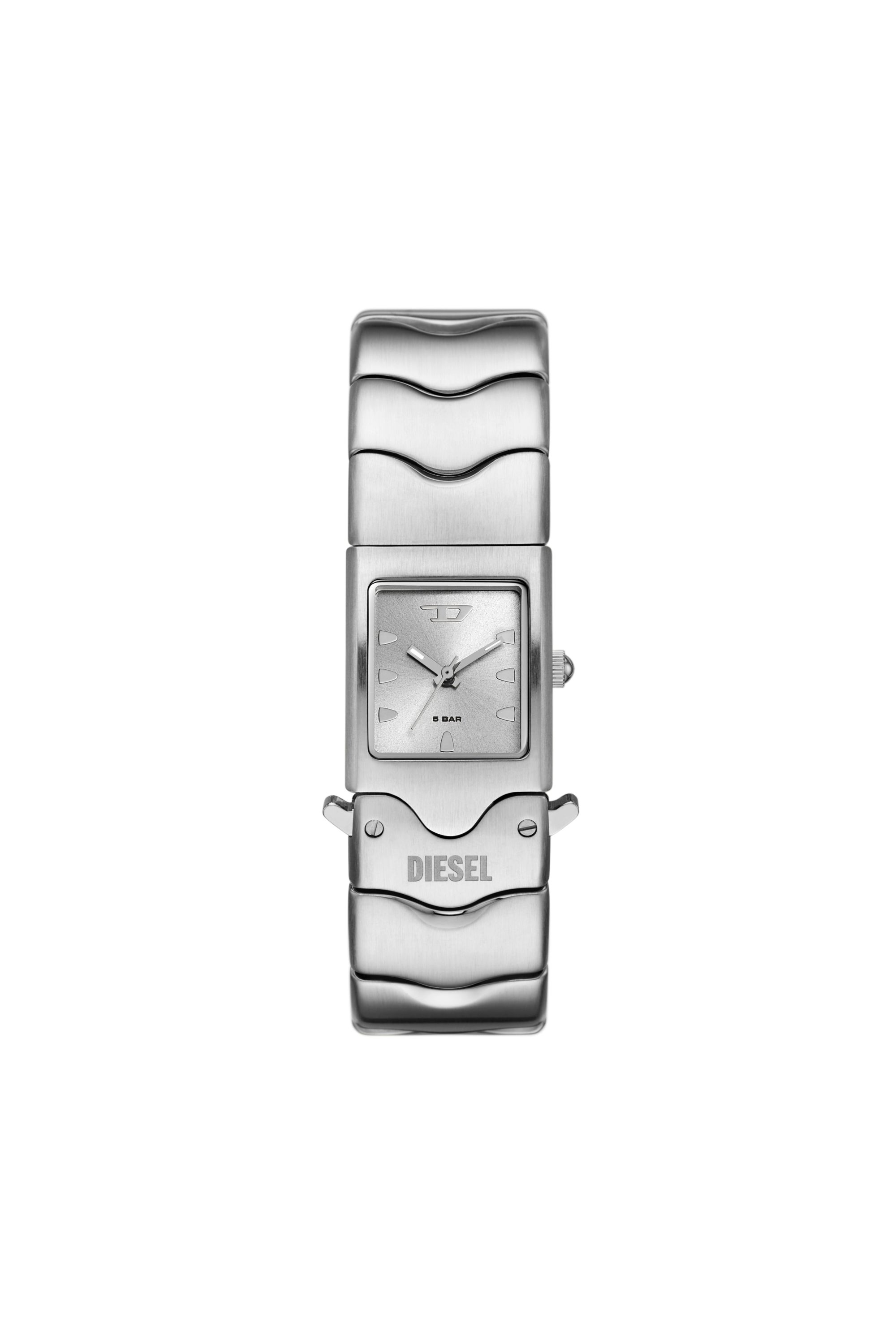 Diesel - DZ2222, Unisex's Closer stainless steel watch in シルバー - 1