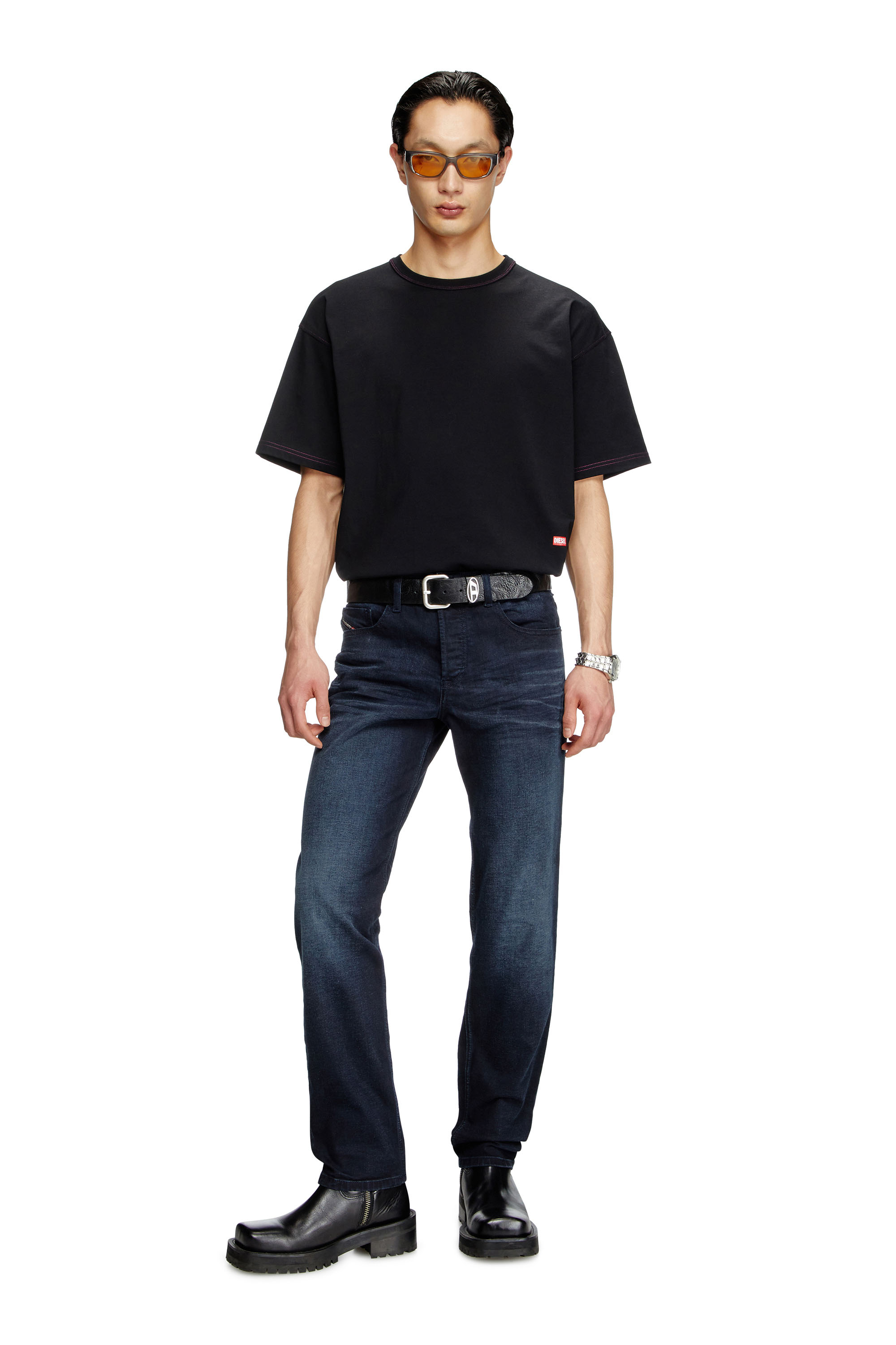 Diesel - Male's Regular Jeans 2023 D-Finitive 0BMBX, ダークブルー - 2