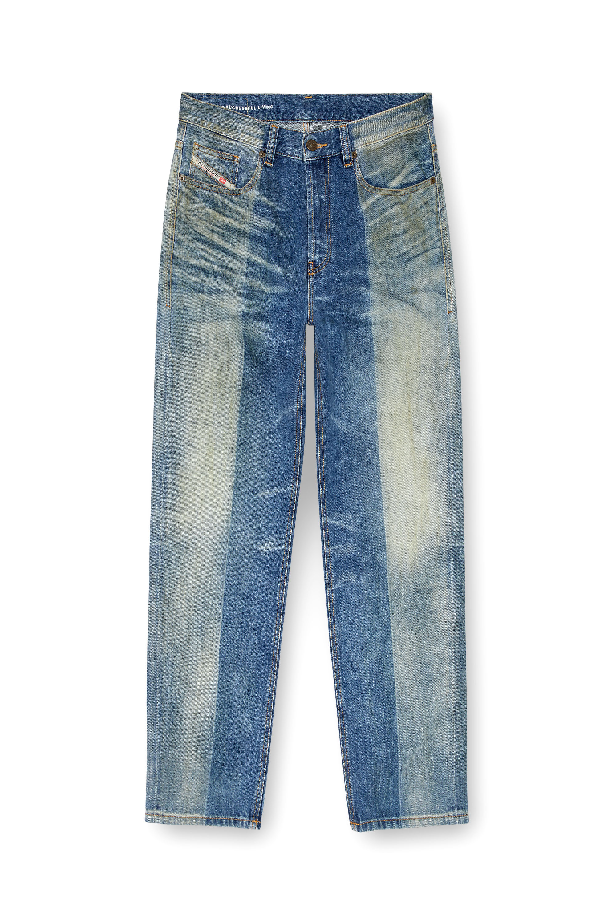 Diesel - Male's Straight Jeans 2010 D-Macs 09L04, ミディアムブルー - 6