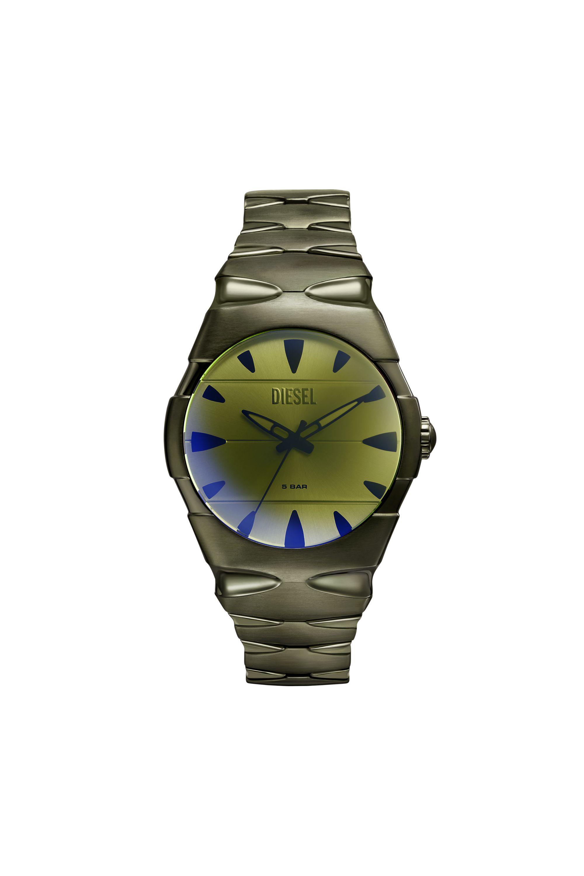 Diesel - DZ2215, Male's D-Sruptor Stainless Steel Watch in グリーン - 1