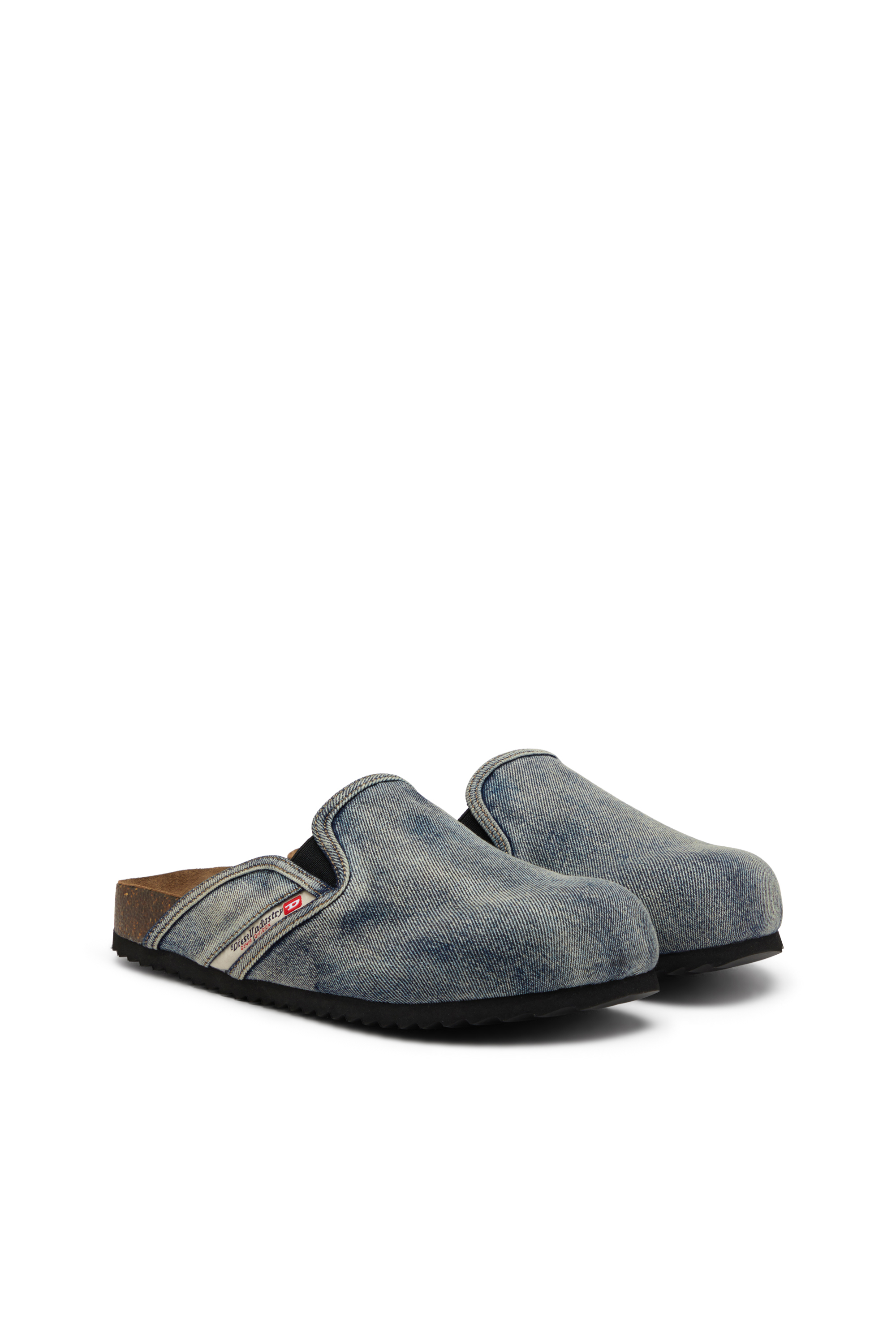 Diesel - D-WOODSTOCK SLIP-ON, Male's Denim mules in ダークブルー - 2