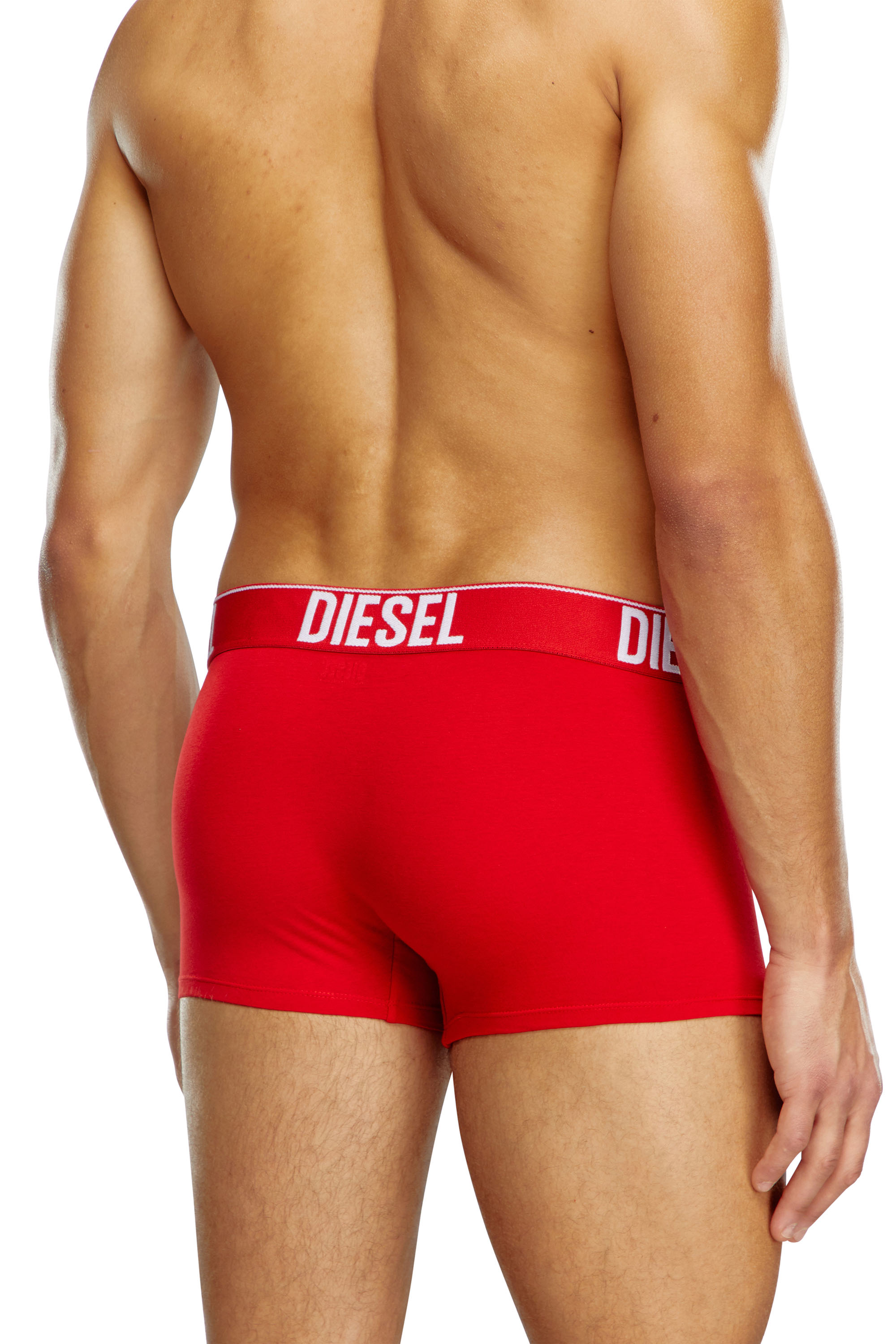 Diesel - UMBX-DAMIENTHREEPACK, Male's Three-pack boxer briefs with tonal waist in ホワイト/ブラック - 3