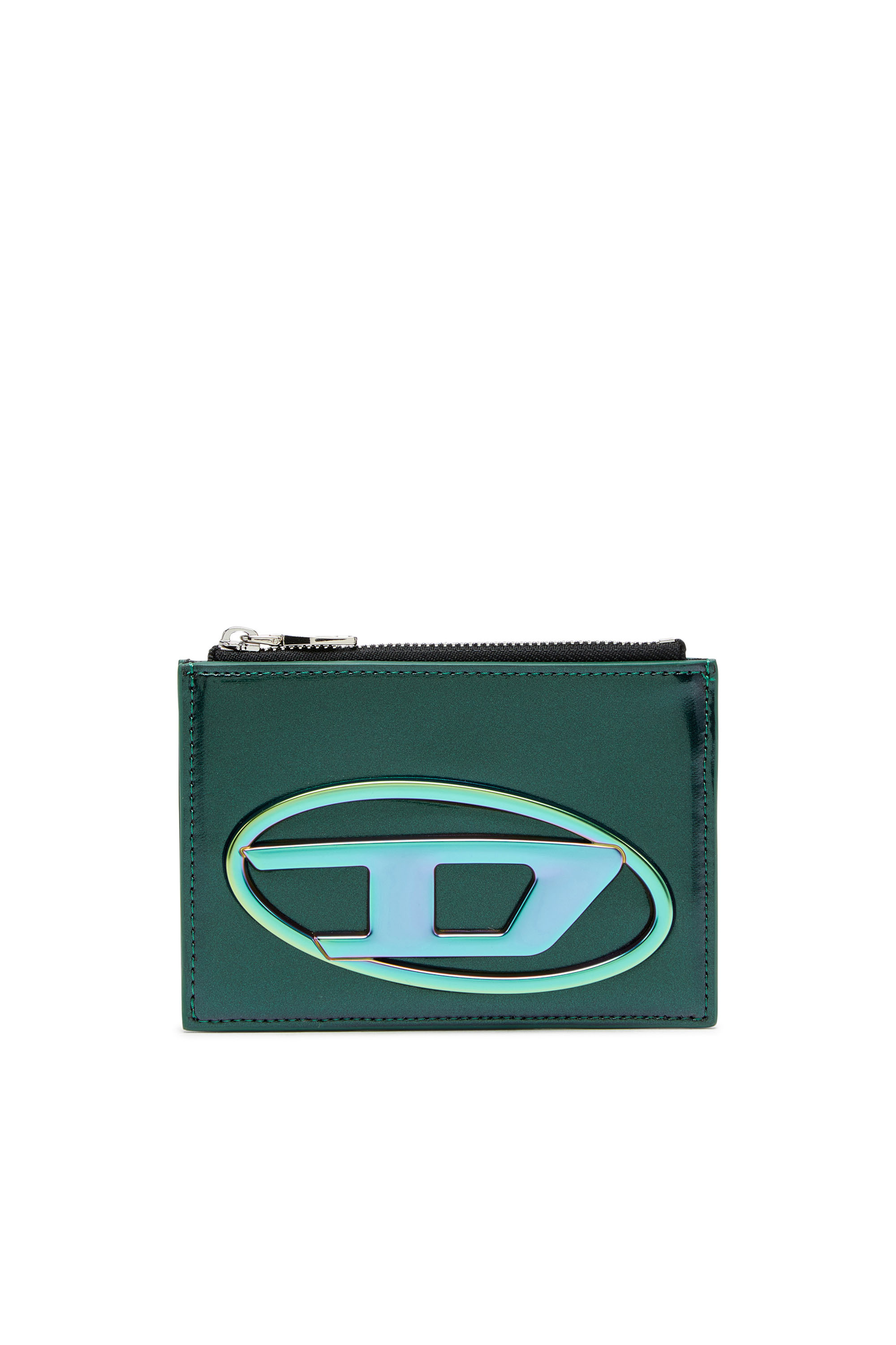 Diesel - 1DR CARD HOLDER I, Female's Iridescent card holder in グリーン/ブルー - 1