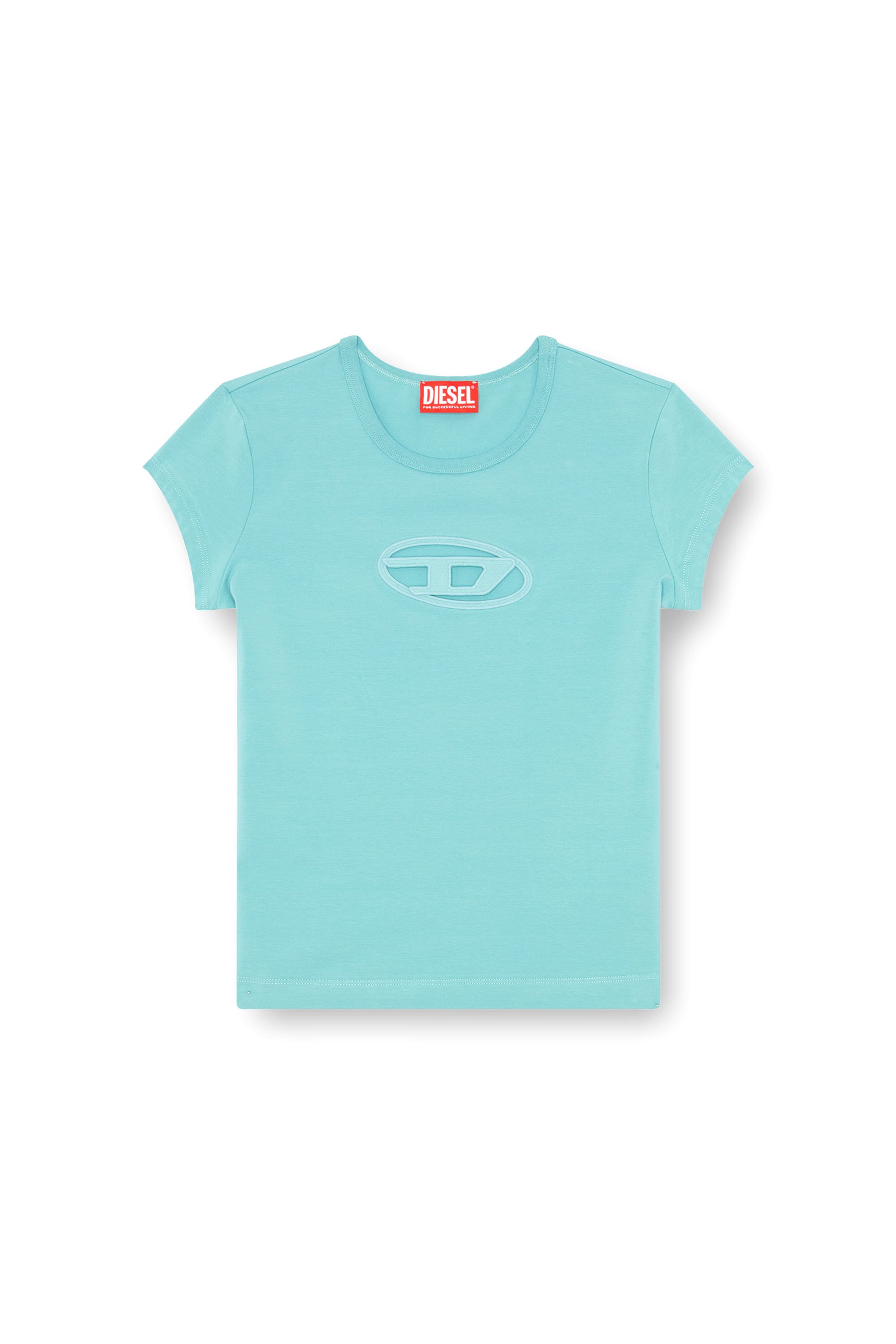 Diesel - T-ANGIE, Female Tシャツ in ブルー - Image 3