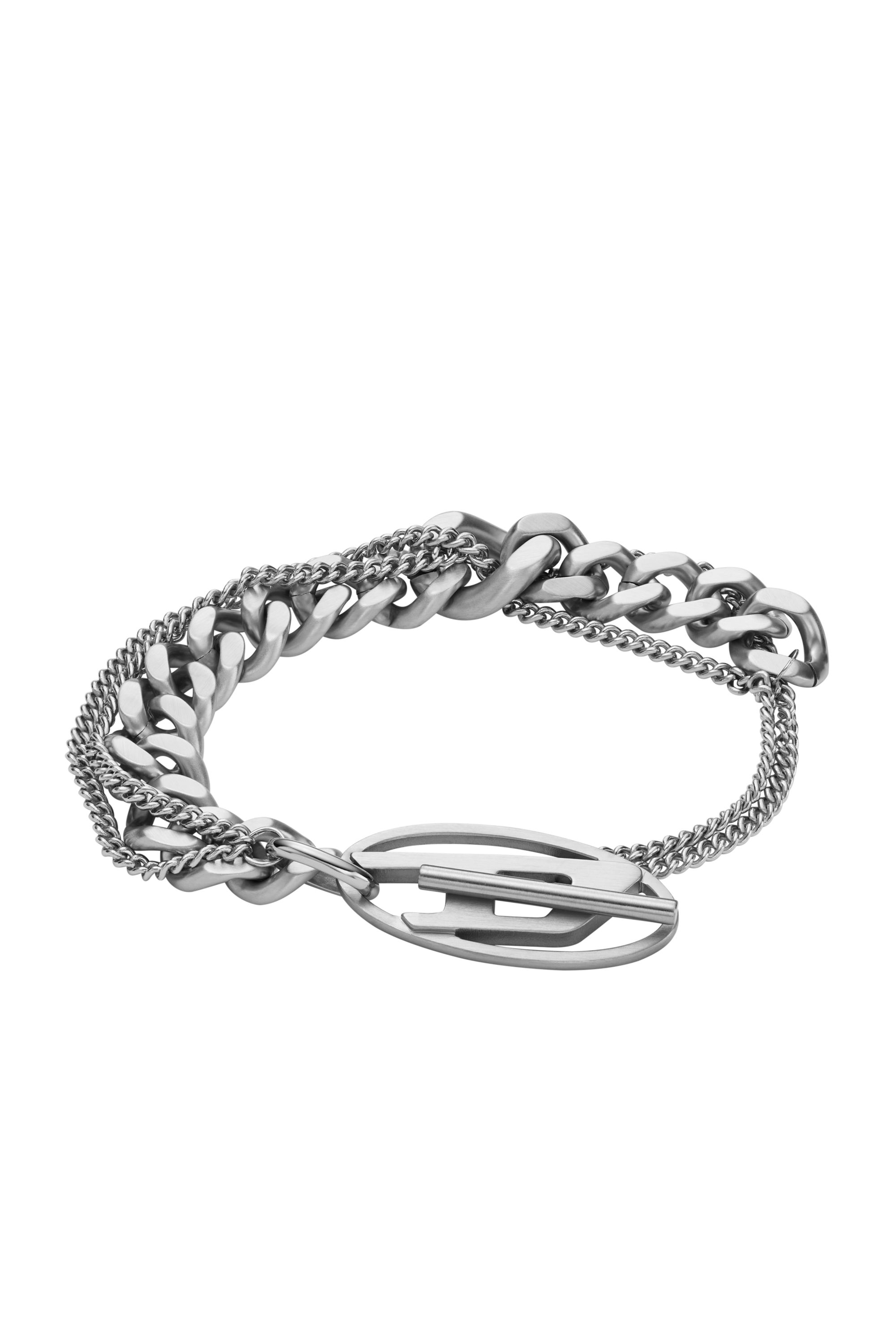 Diesel - DX1550040 JEWEL, Unisex's Stainless Steel Chain Bracelet in シルバー - 1