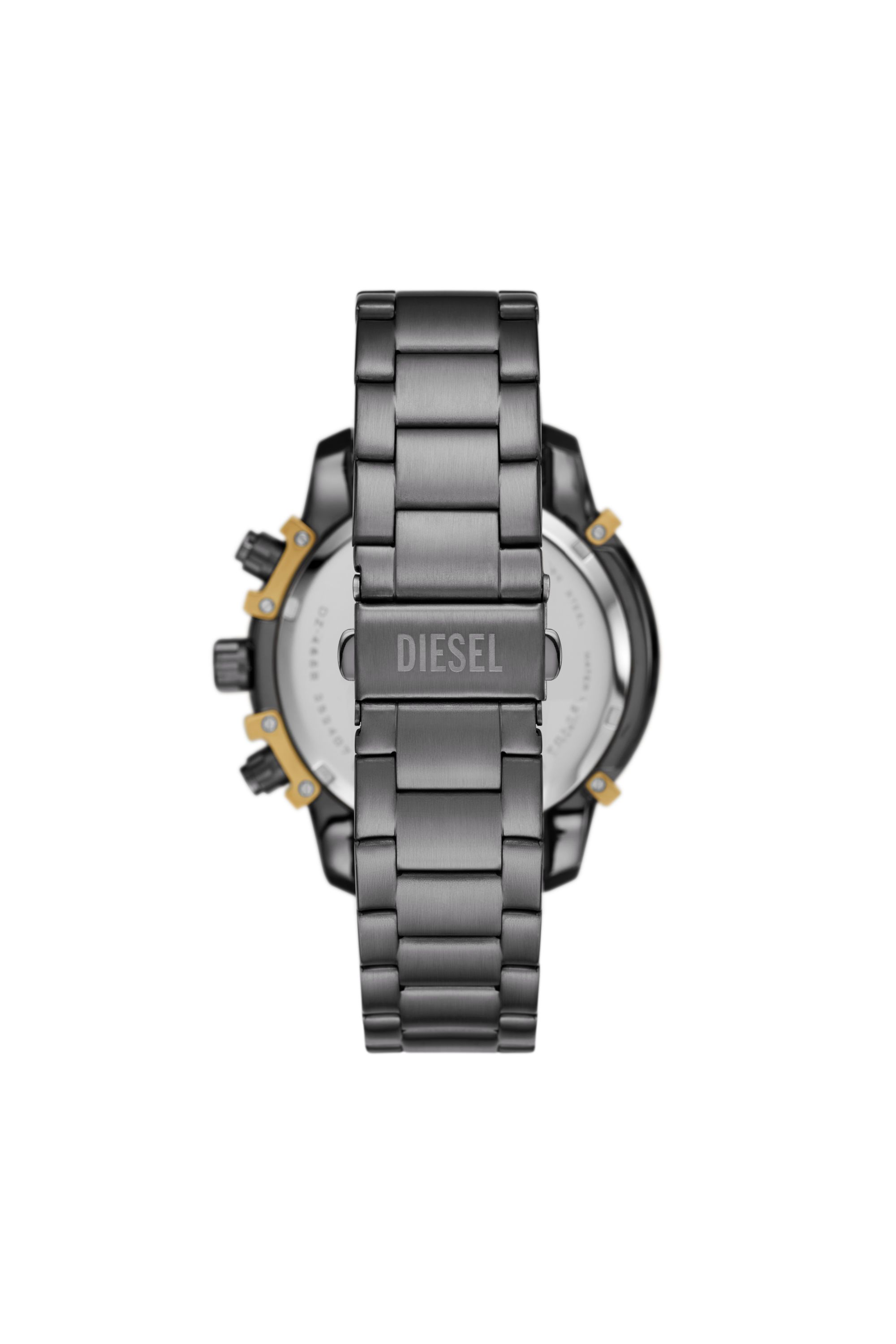 Diesel - DZ4668, Male's Griffed Two-Tone Stainless Steel Watch in ダークグレー - 2