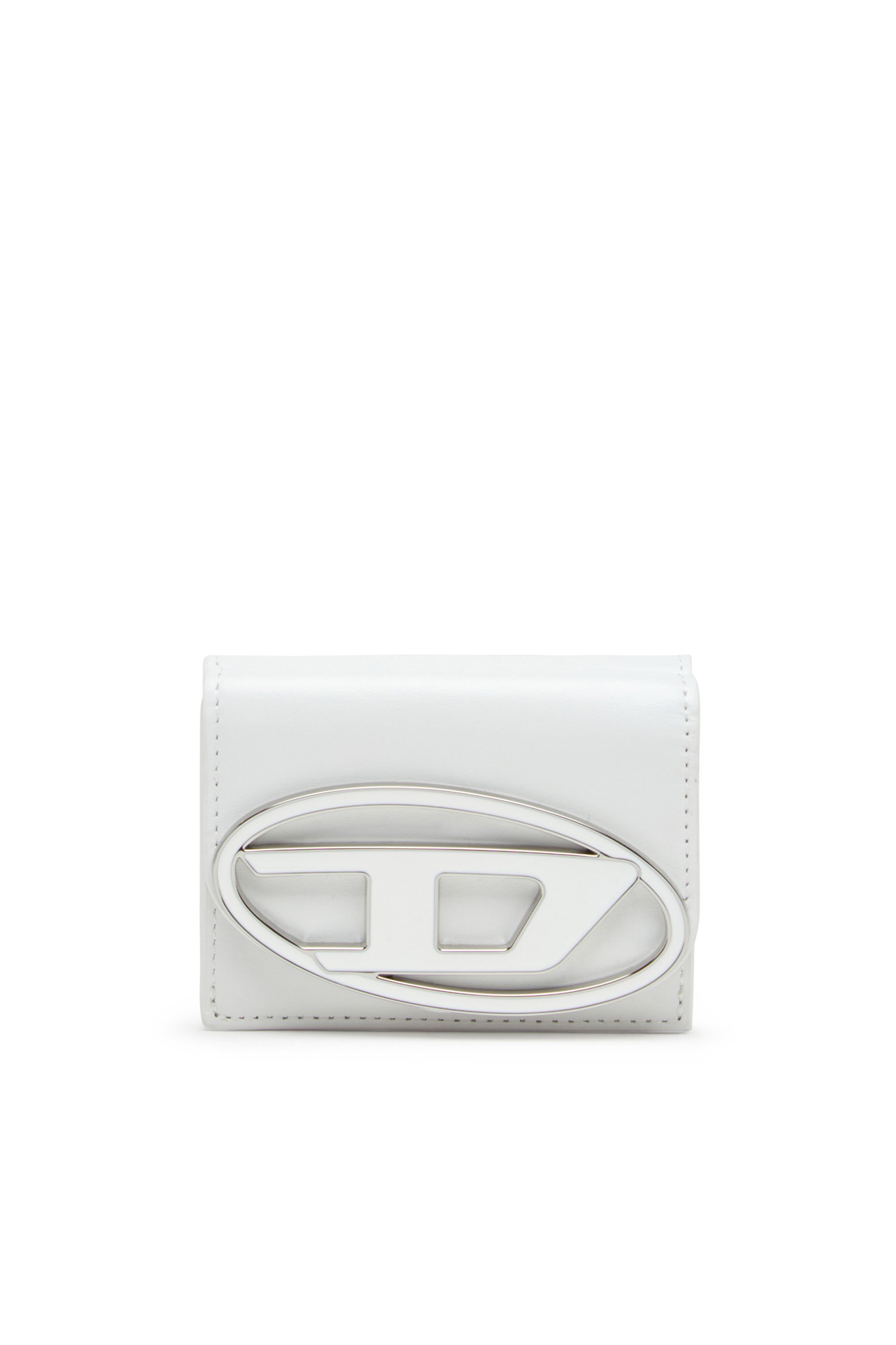 Diesel - 1DR TRI FOLD COIN XS II, Female's Tri-fold wallet in leather in ホワイト - 1