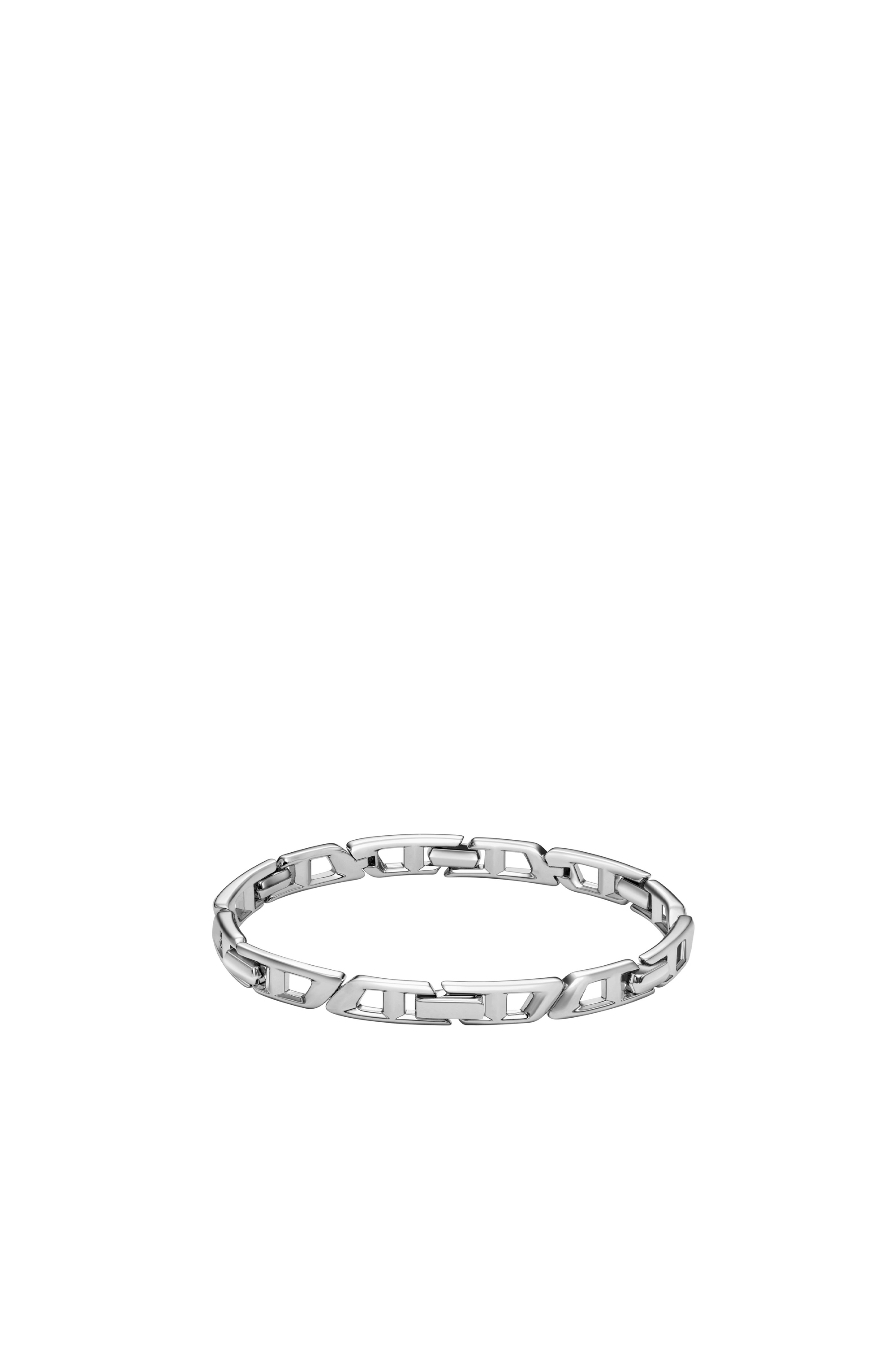 DL1350040 JEWEL Sterling Silver D Logo Link Bracelet｜シルバー 