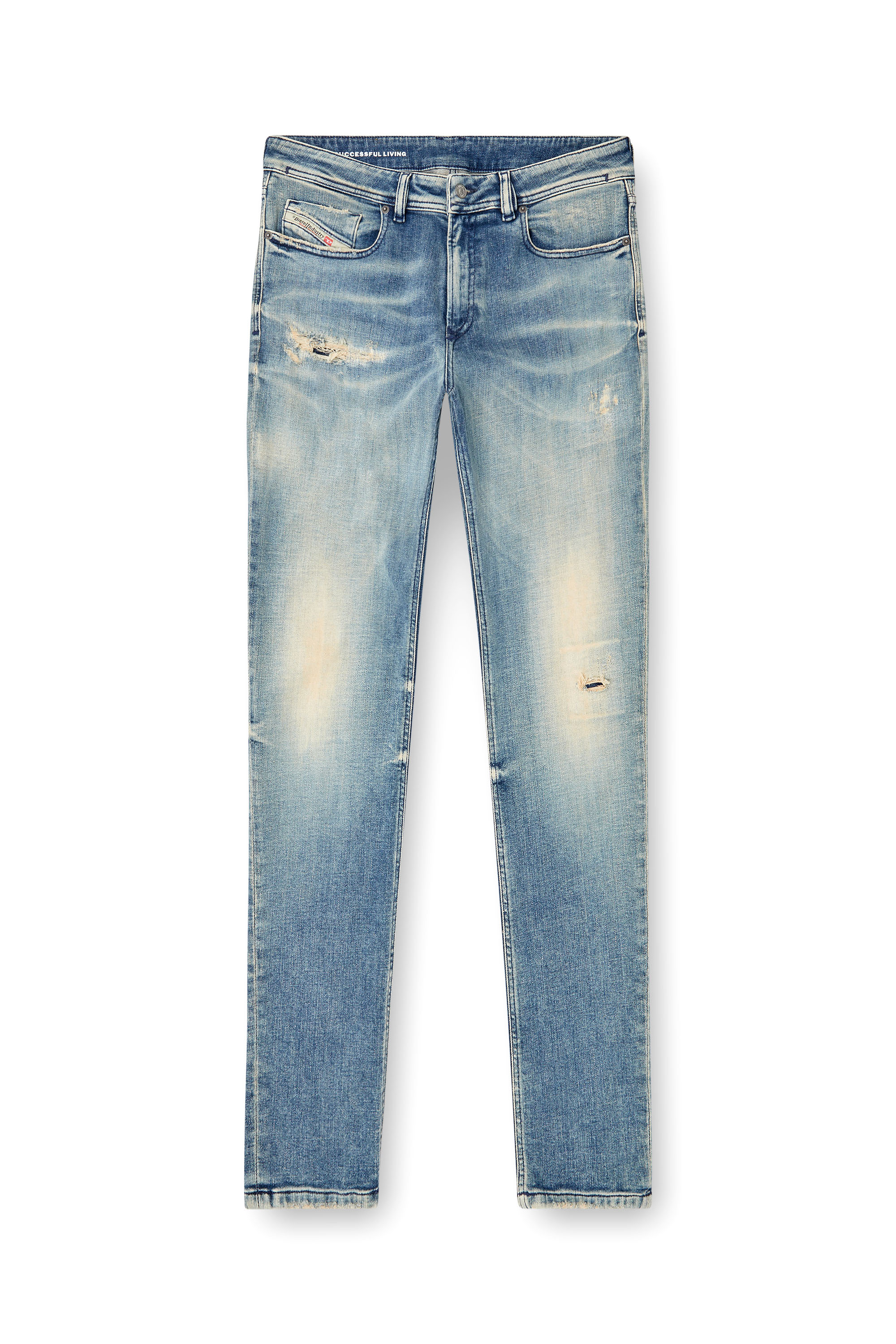 Diesel - Male's Skinny Jeans 1979 Sleenker 09K58, ライトブルー - 3